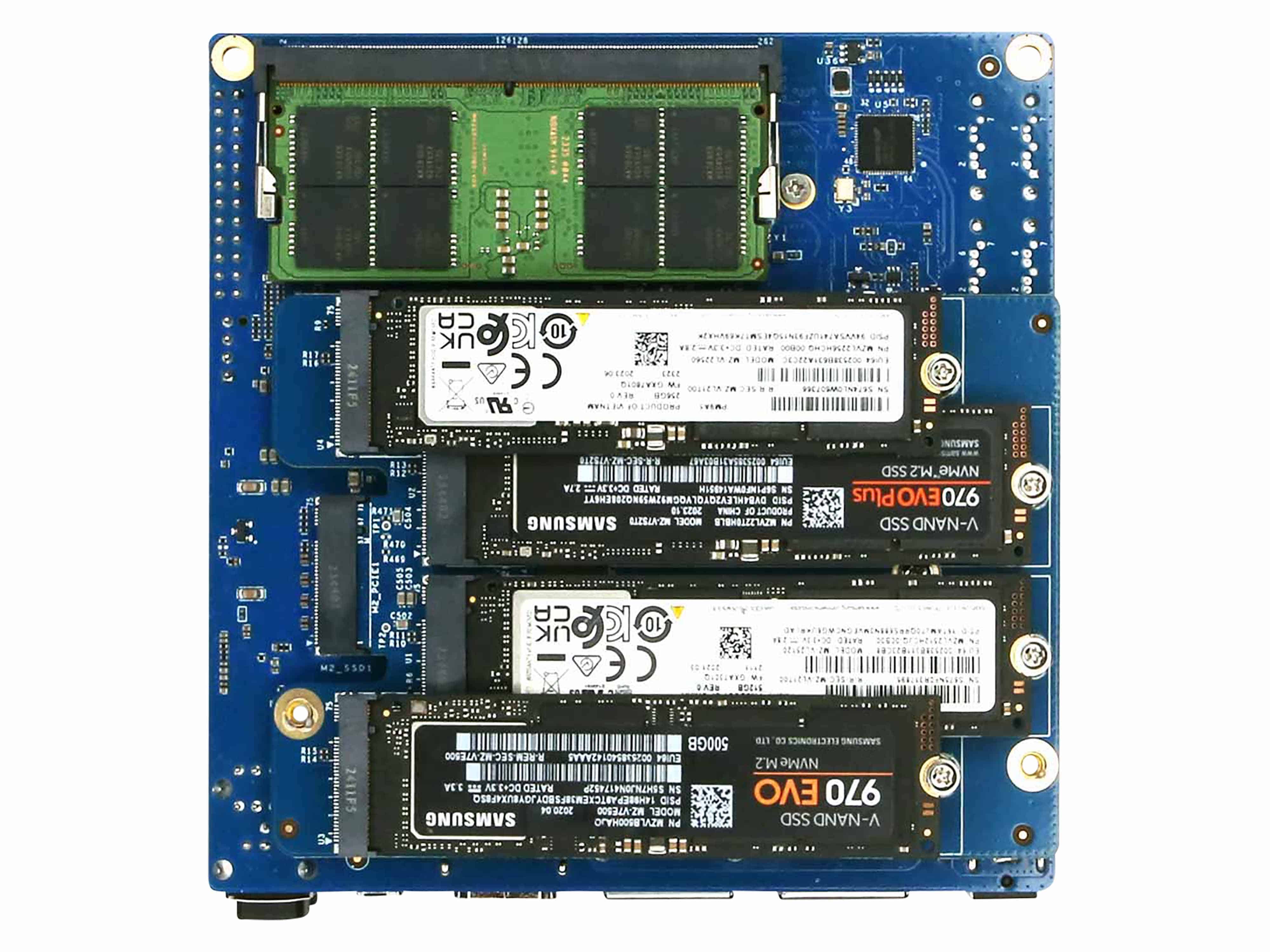 ODROID M.2 4x1-Karte für ODROID-H4-Serie