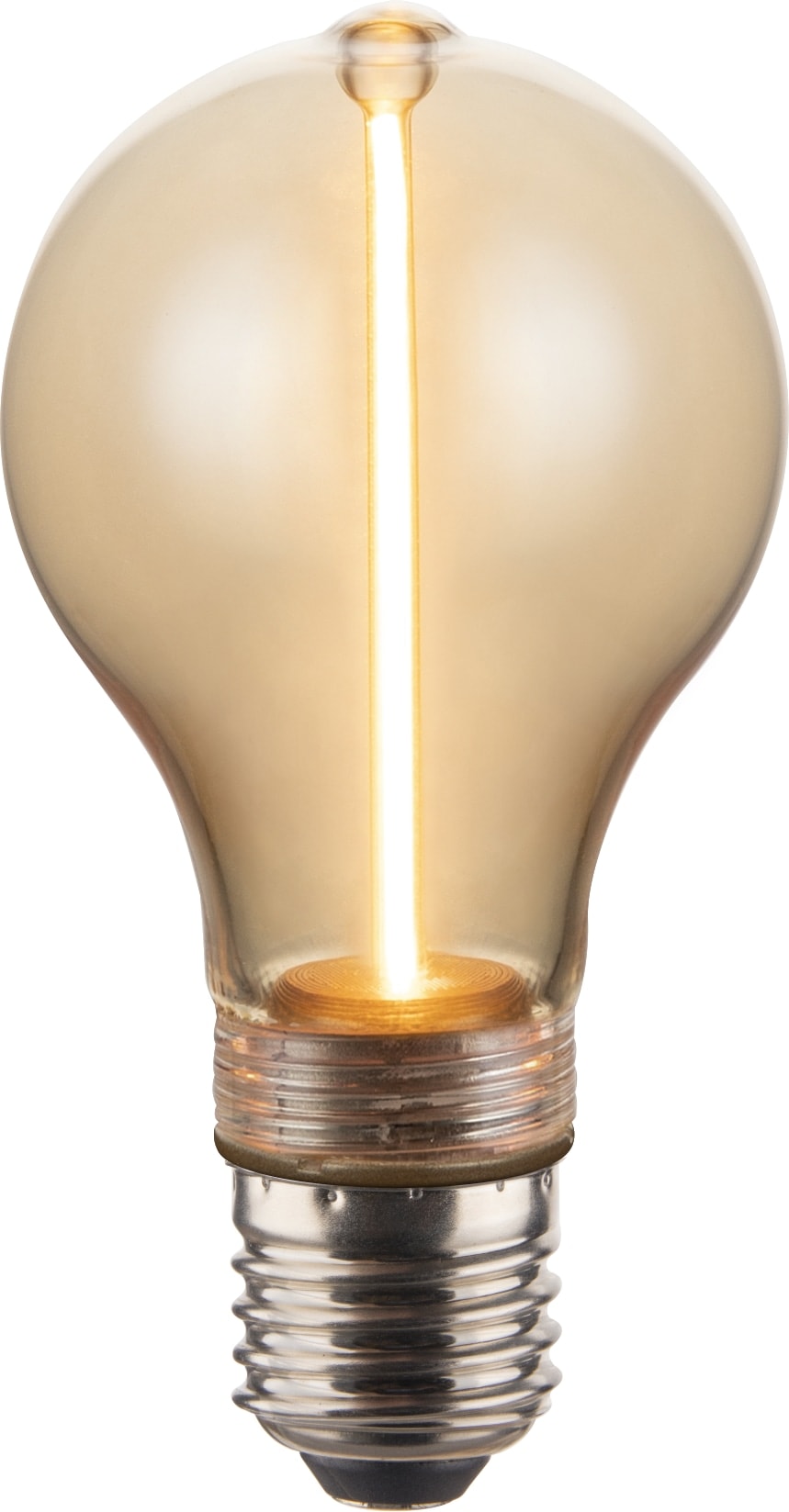 LUXULA LED-Filament-Lampe, Line Amber, E27, 2W, 65lm, 1800K