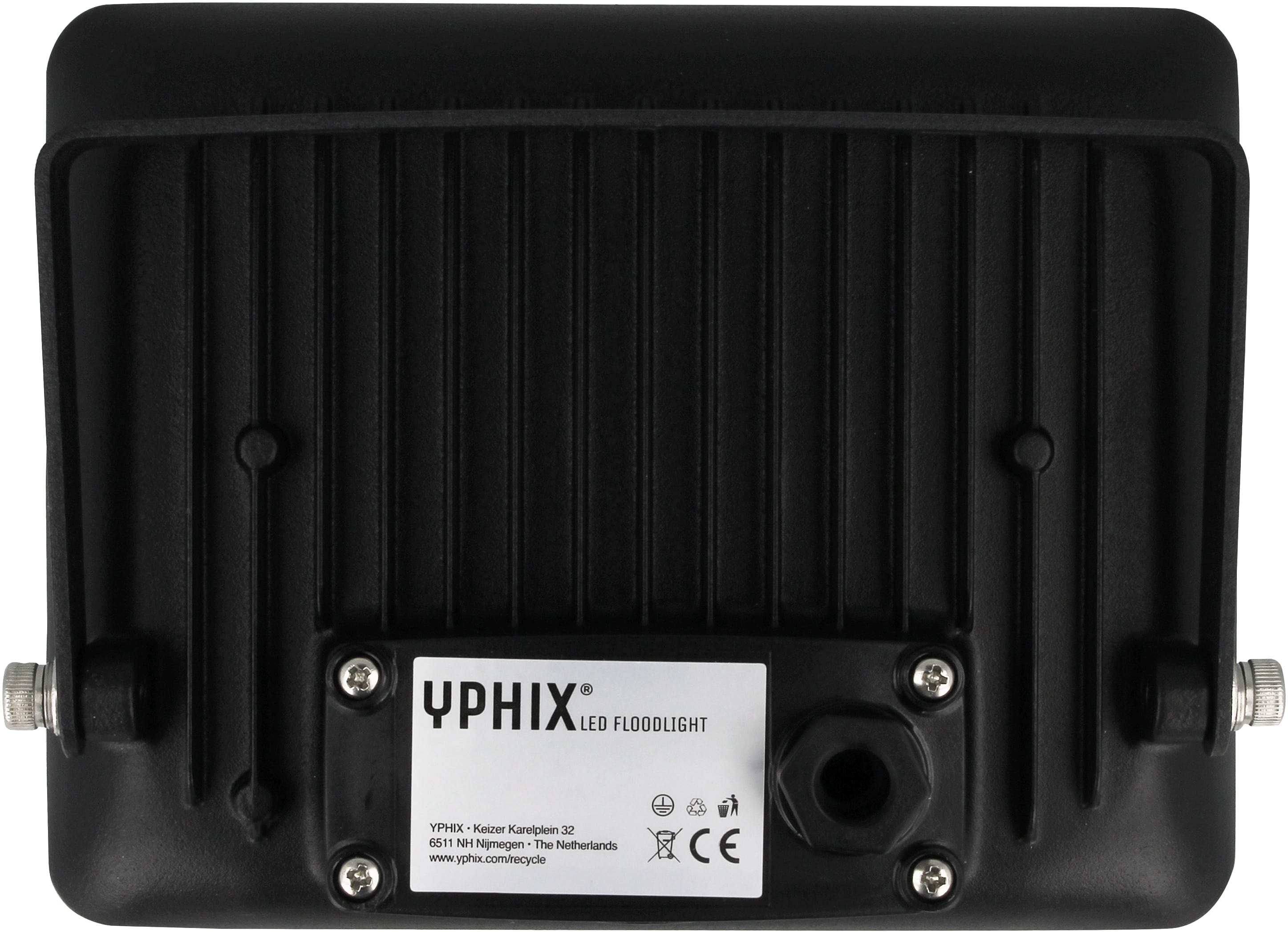 YPHIX LED-Baustrahler LED Floodlight John, 73606, 10 W, 3000 K, schwarz