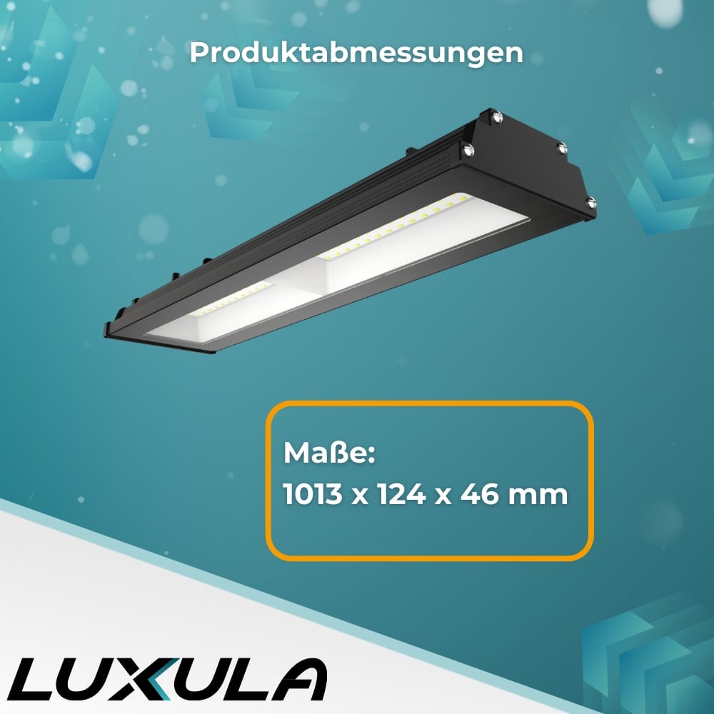 LUXULA LED-Hallenleuchte LX500143, HighBay, linear, 200W, 20000lm, 4000K