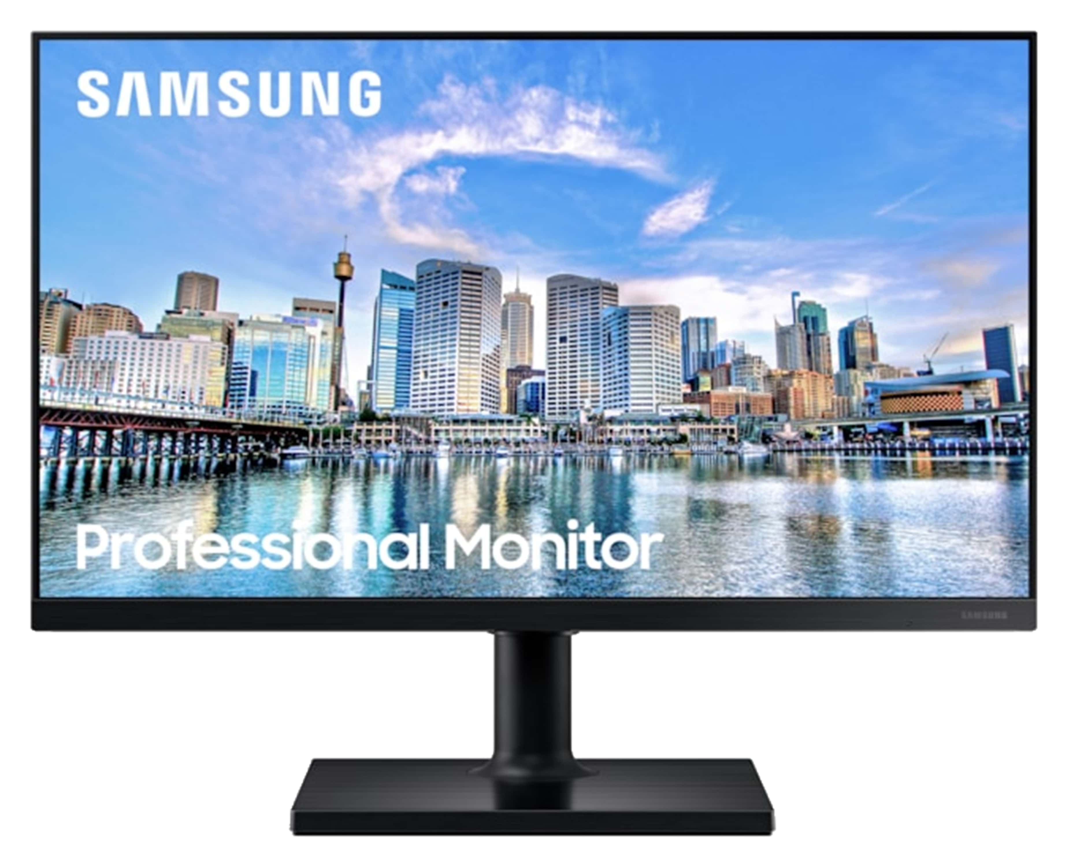 SAMSUNG Monitor LF24T450FZU, EEK: E, Full HD, HDMI, DisplayPort, 61 cm (24")