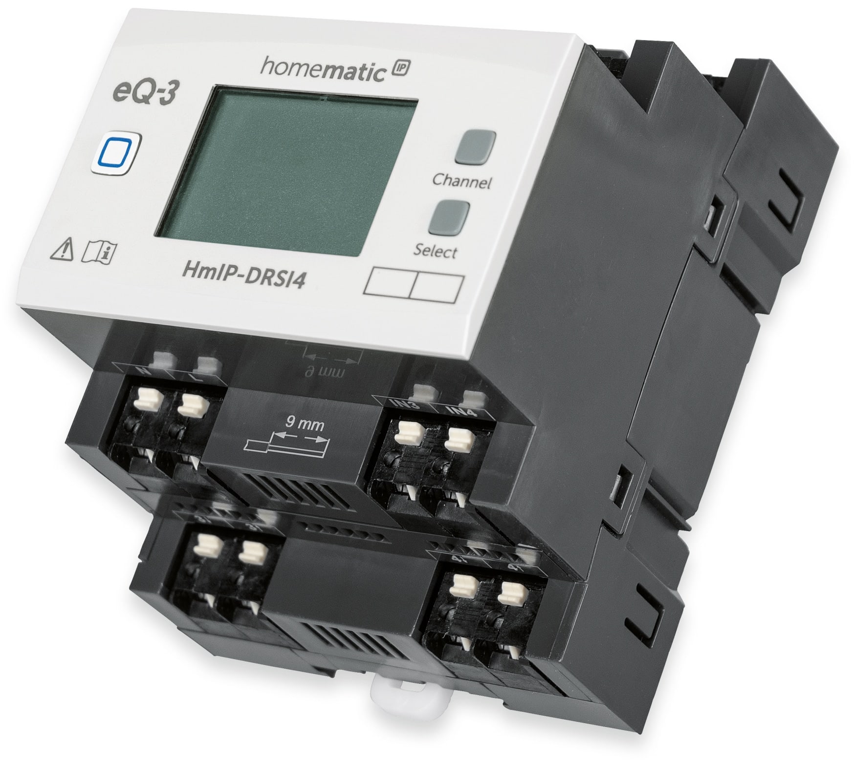 HOMEMATIC IP Smart Home 154431A0 Schaltaktor für Hutschienenmontage, 4-fach