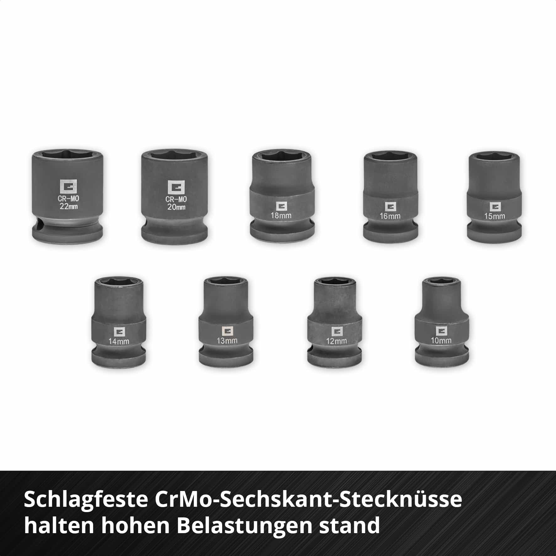 EINHELL Impact Stecknuss-Set, 109288, 32-teilig