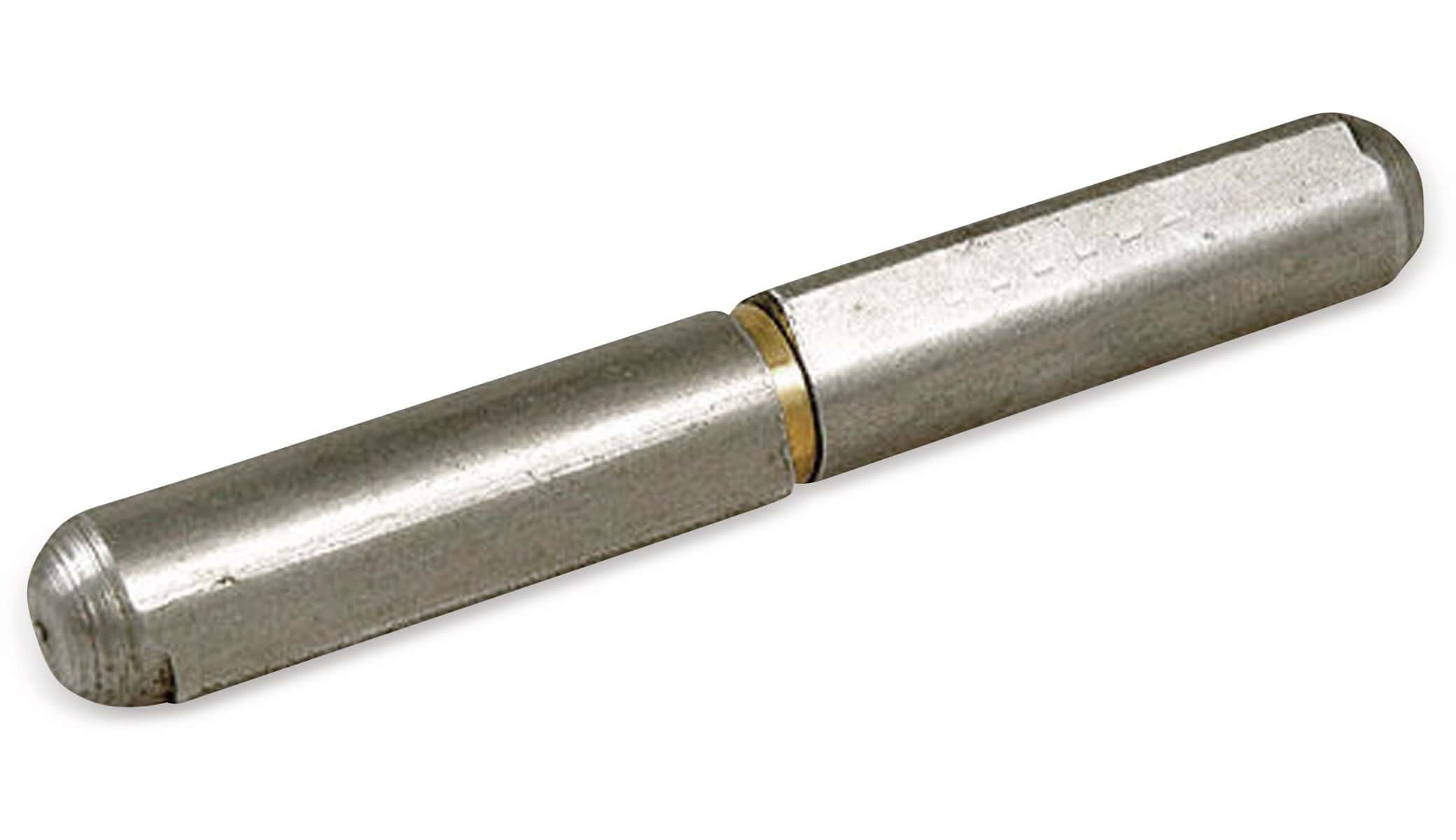 Bandrolle, Anschweißscharnier, 120x16 mm, 2-teilig, Stahl