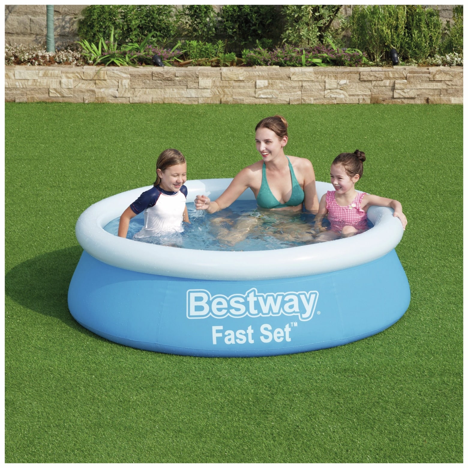 BESTWAY Planschbecken Fast Set Pool, 183x51cm, PVC