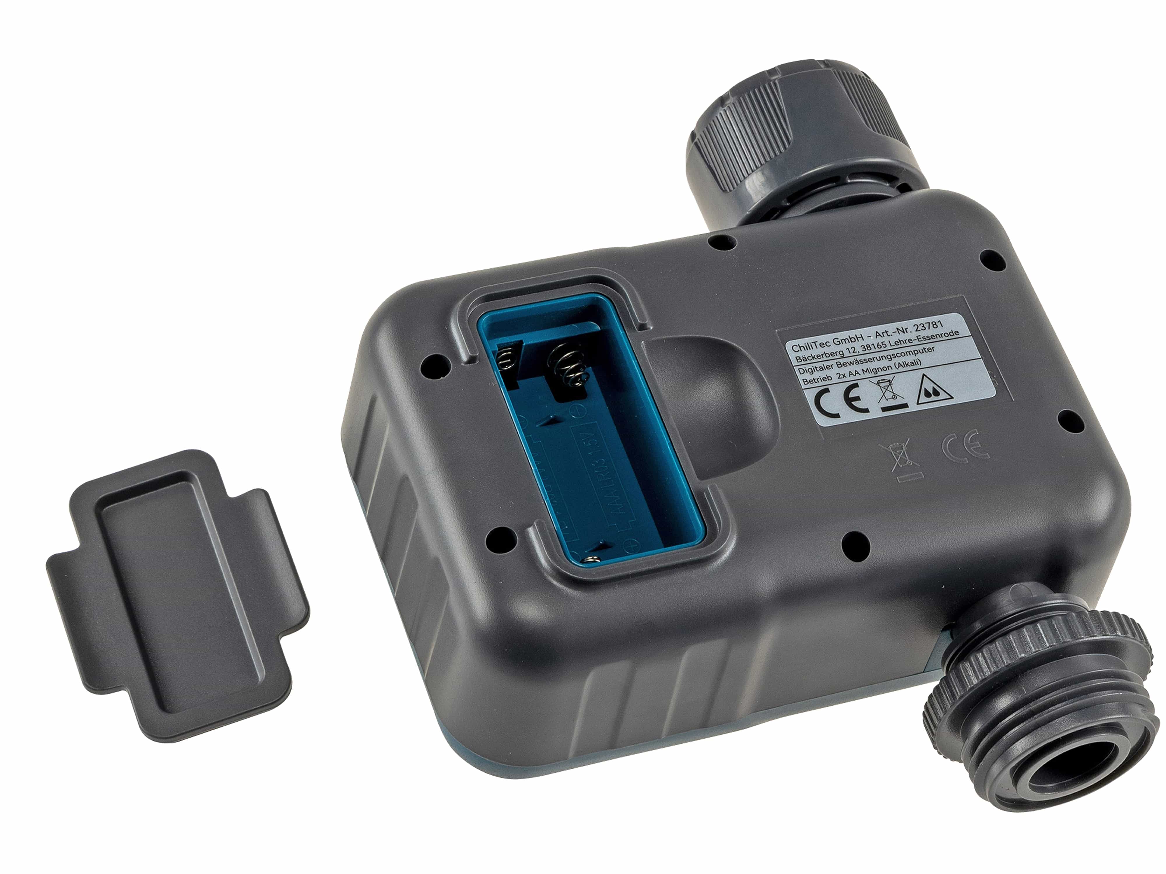 CHILITEC Digitaler Bewässerungscomputer CT-WB7, mit Adapter 1" u. 3/4"  