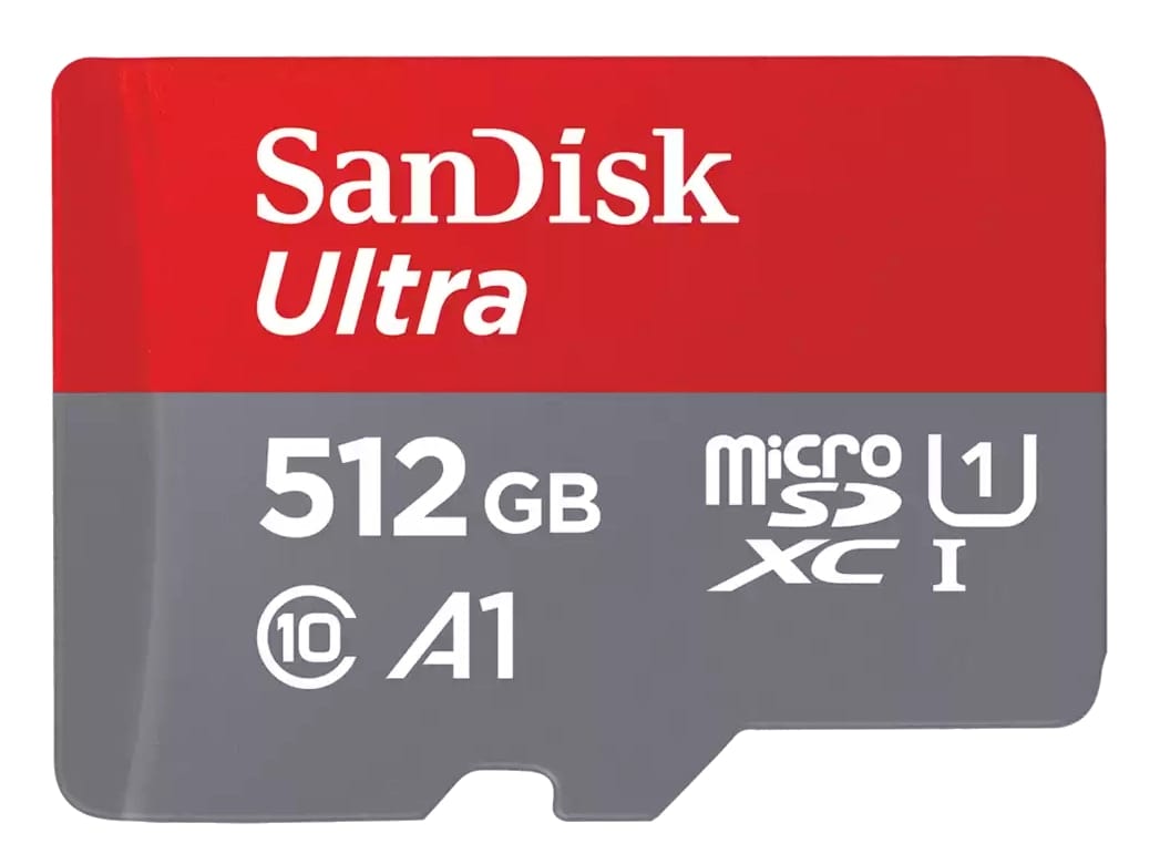 SANDISK MicroSDXC-Speicherkarte Ultra A1 512GB inkl. SD-Adapter