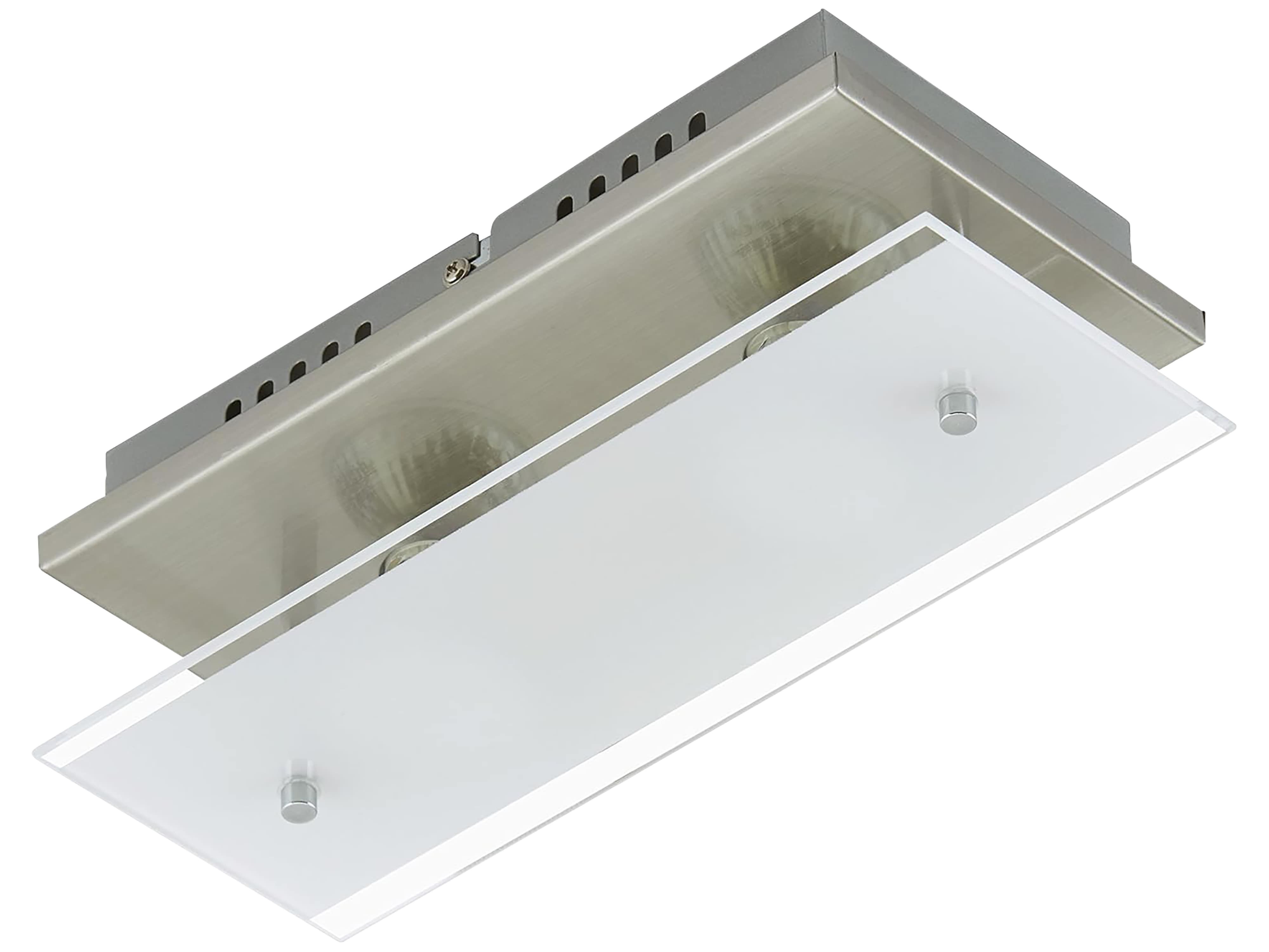 BRILONER LED-Deckenleuchte 3596-022 nickel-matt, 6 W, 500 lm, 3000 K