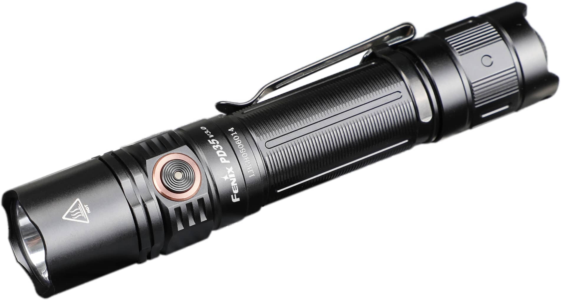 FENIX LED-Taschenlampe PD35 V3.0, Akkubetrieb, schwarz