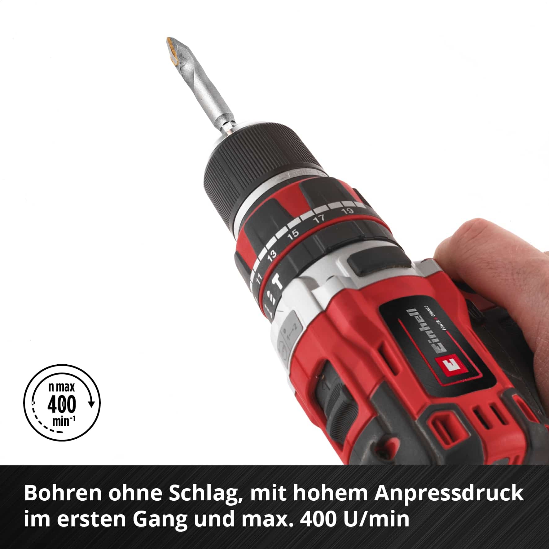 EINHELL Fliesenbohrer-Set, 51404, XS-Case, 5-10 mm, 4-teilig