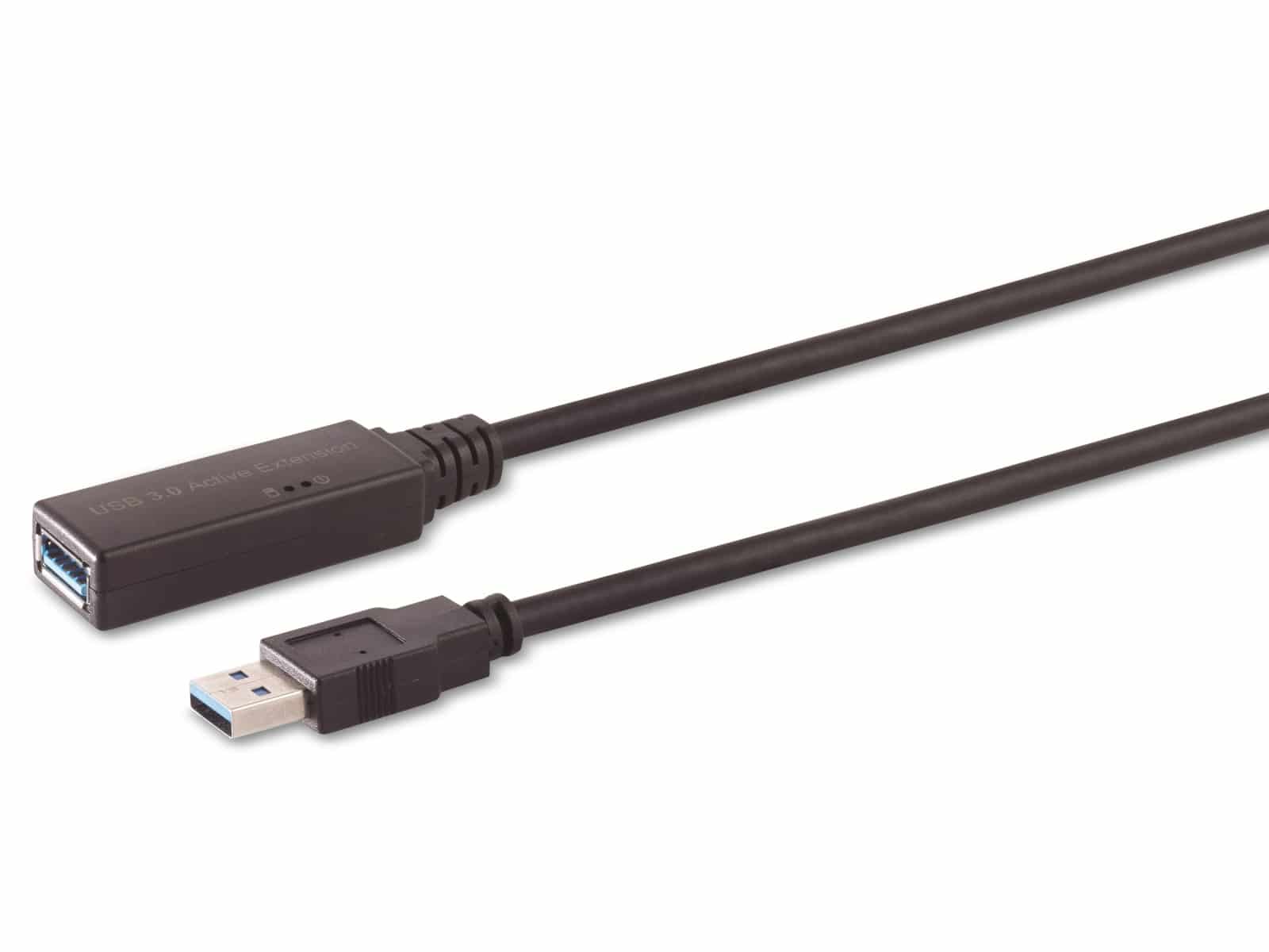 Aktive USB-A Verlängerung, USB 3.0, 5 Gbps, 5 m