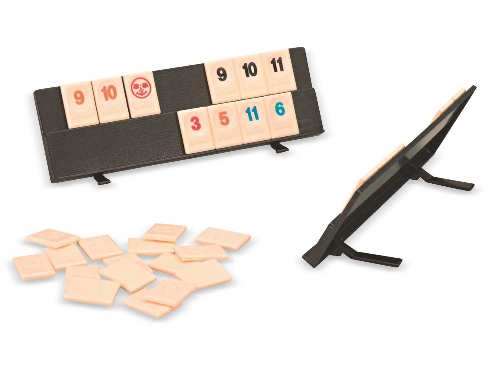 JUMBO Spiele Familienspiel, 3817, Original Rummikub Kompakt in Metalldose