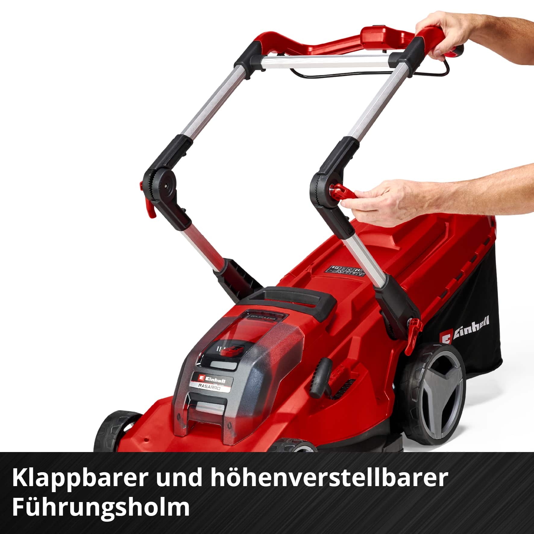 EINHELL PROFESSIONAL Akku-Rasenmäher RASARRO 36/40, 2x4,0 Ah Akkus + Twin-Ladegerät