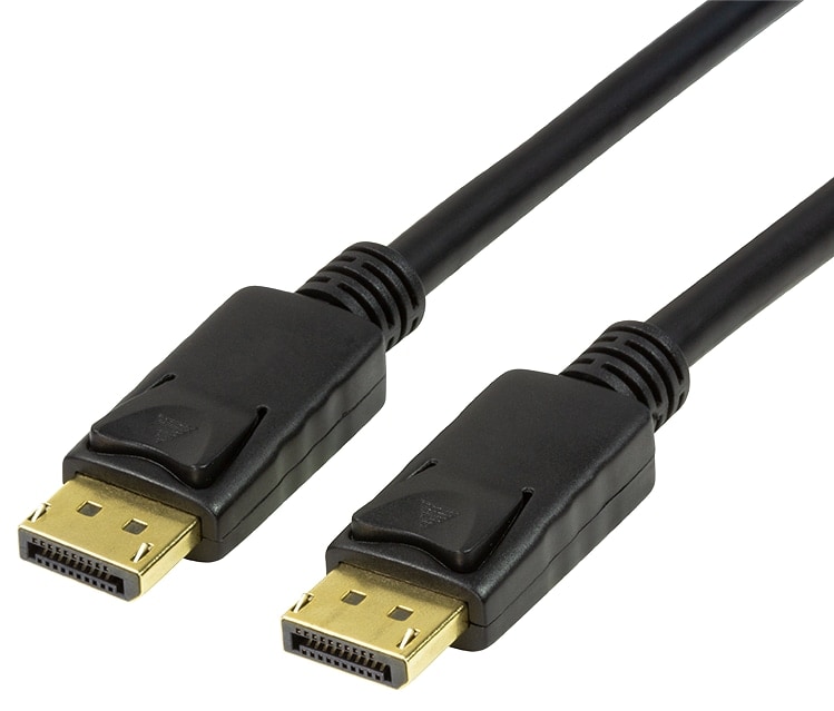 LOGILINK DisplayPort-Kabel CV0119 Stecker/Stecker 8K 60Hz schwarz 1m