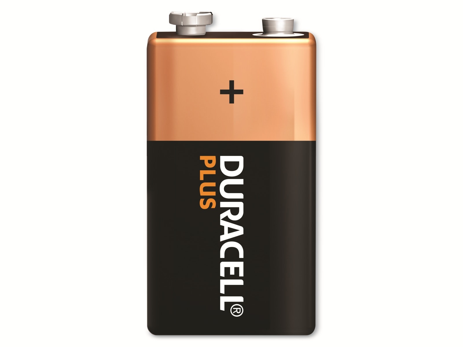 DURACELL Alkaline-Batterie E-Block, 6LR61, 9V, Plus, 2 Stück