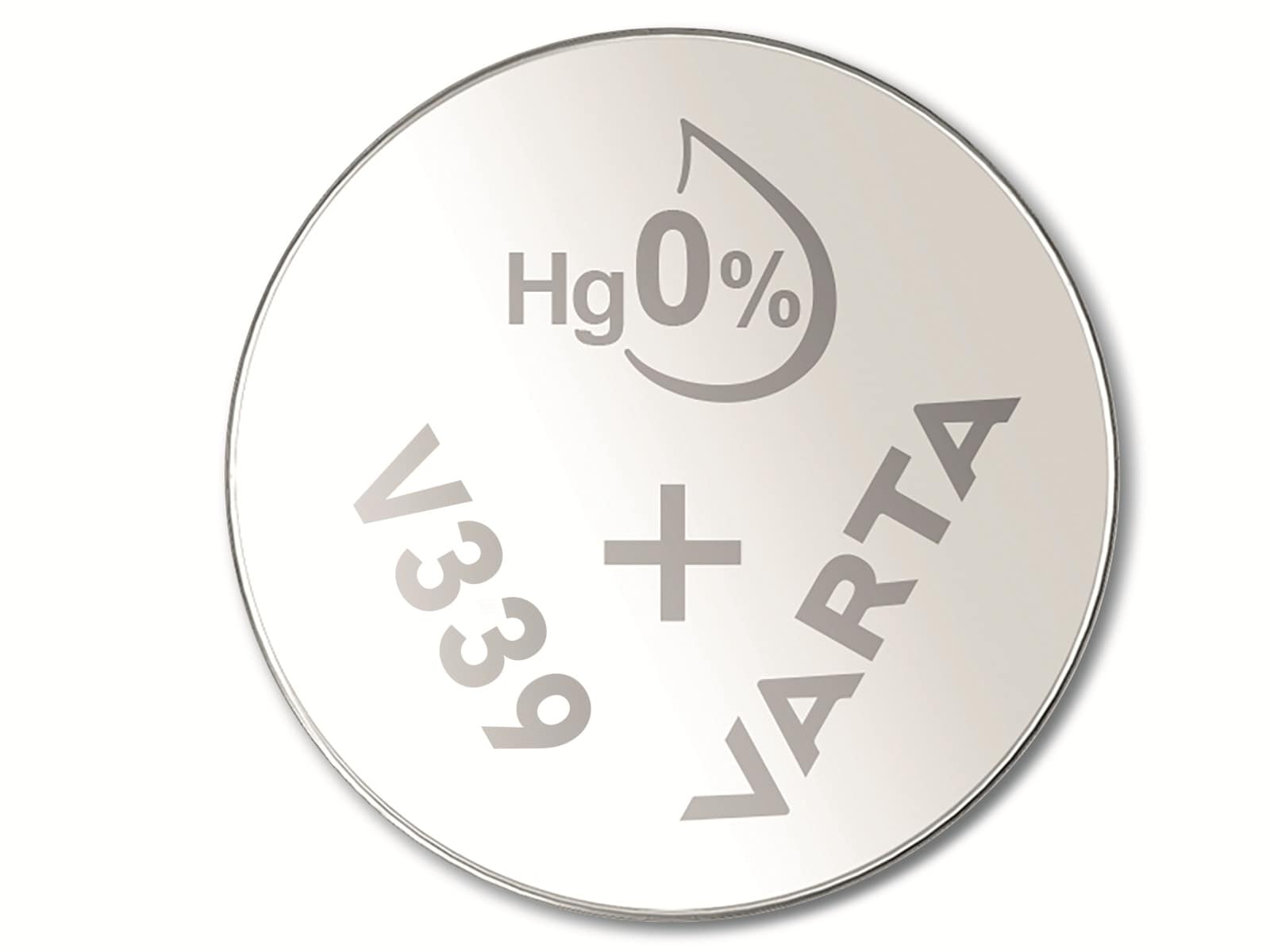 VARTA Knopfzelle Silver Oxide, 339 SR614,  1.55V, 10 Stück