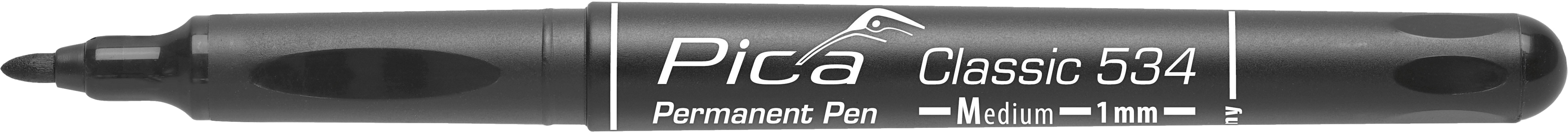 PICA Classic Permanent Pen, 534/46/SB, Medium, schwarz