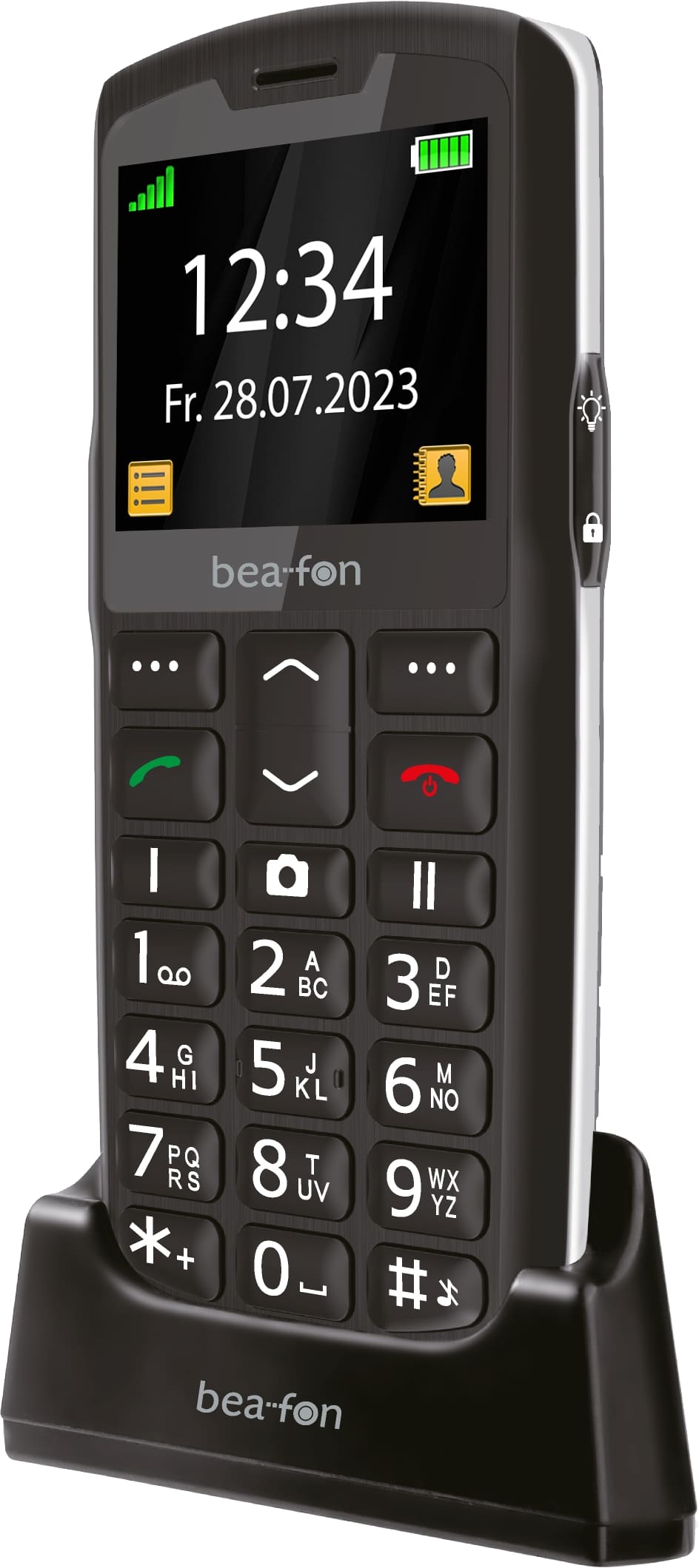 BEAFON Handy SL260 schwarz-silber
