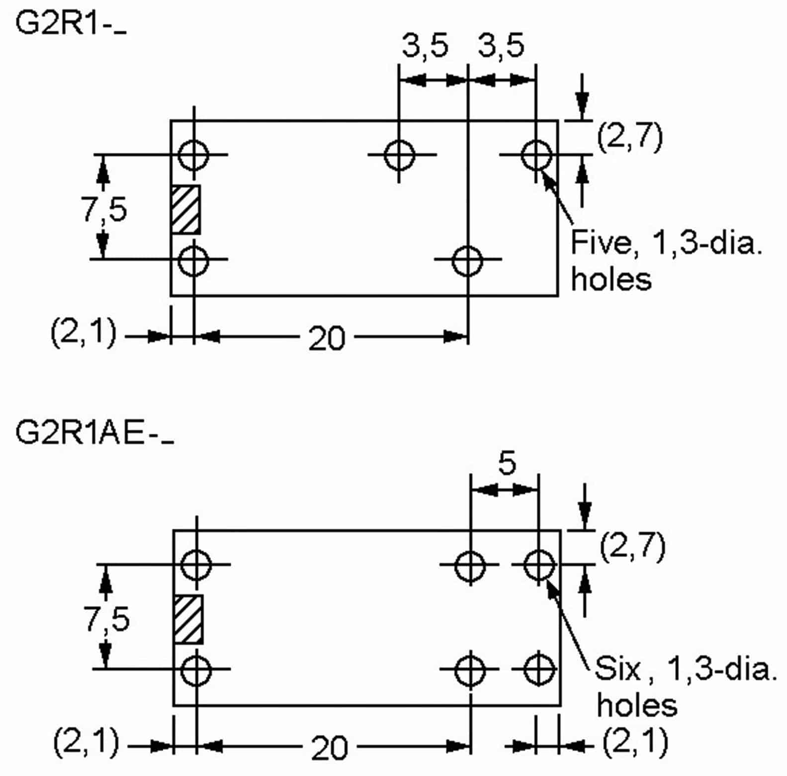 OMRON Relais G2R1E-12, print, 1xUM, 12 V-, 16 A