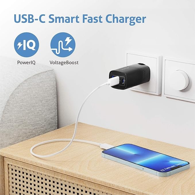 SONERO USB-C & USB-A GaN Ladegerät, X-PS130, 3 Port, 65W, schwarz