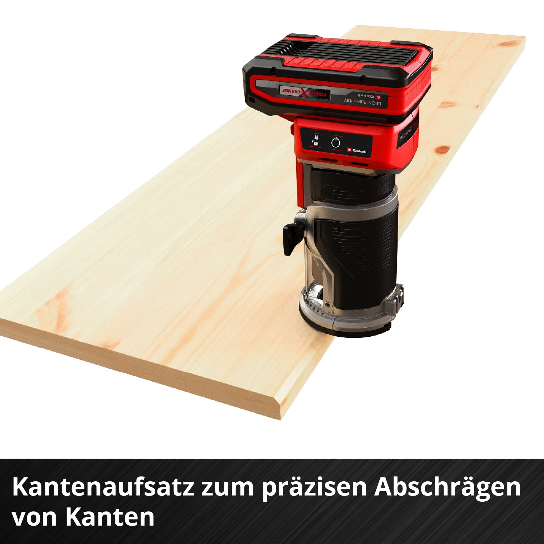 EINHELL Akku-Kantenfräse TP-ET 18 Li BL, Solo