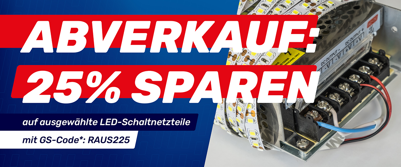 Abverkauf - 25% sparen