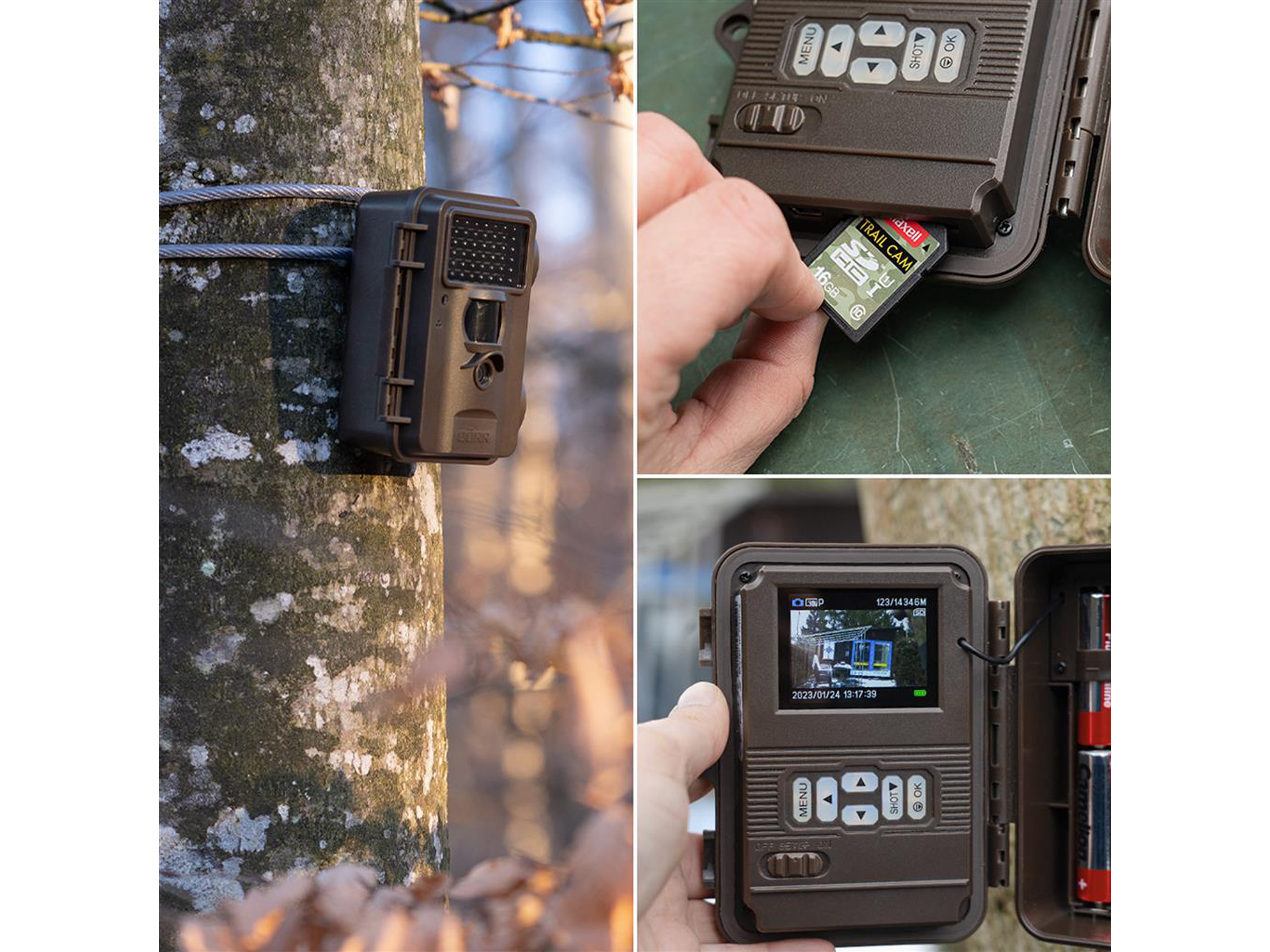 DÖRR Überwachungskamera SnapShot Mini Black, 30MP, 4K