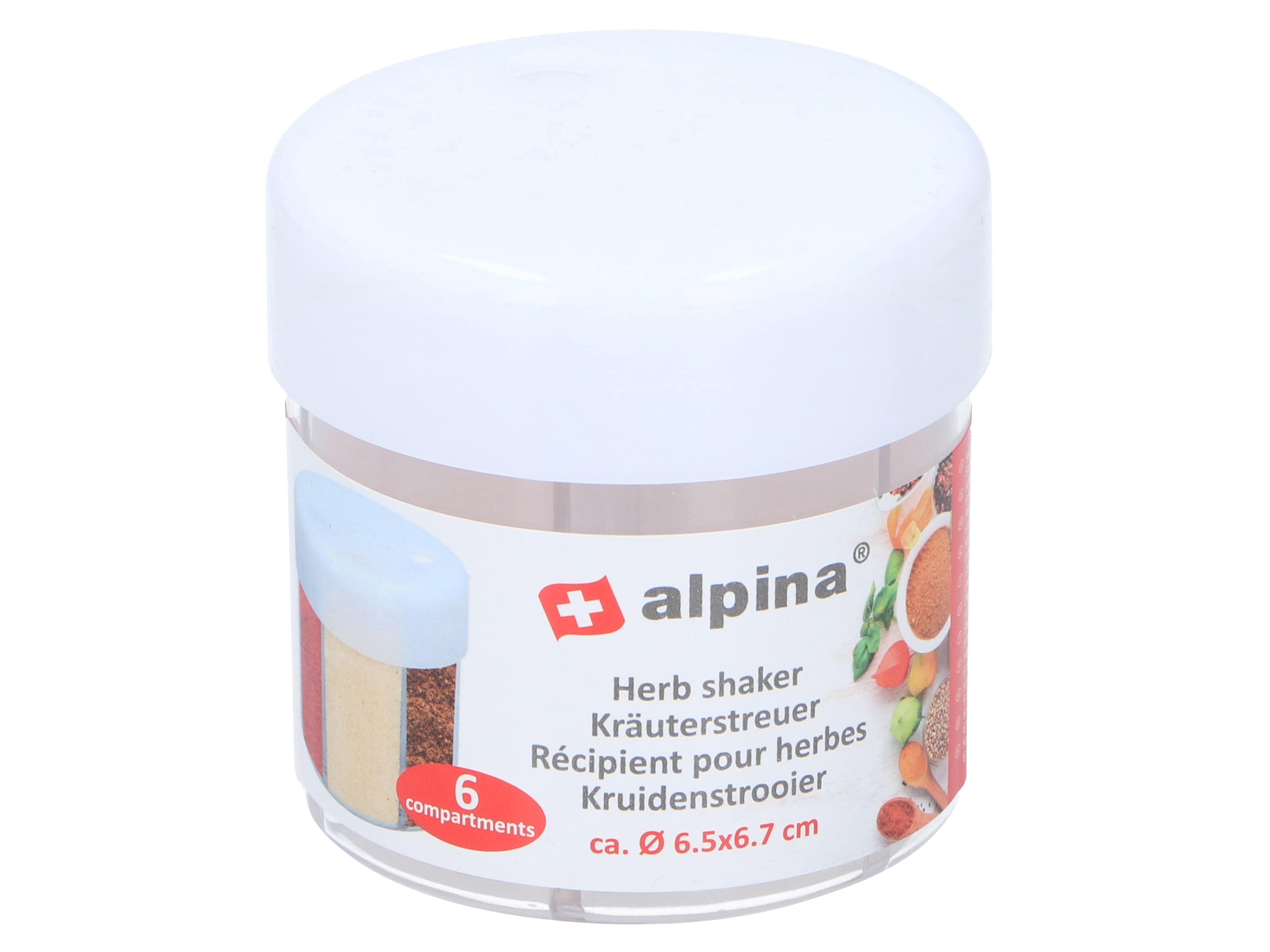 ALPINA Kräuterstreuer, 6-Fächer d 65x67 mm
