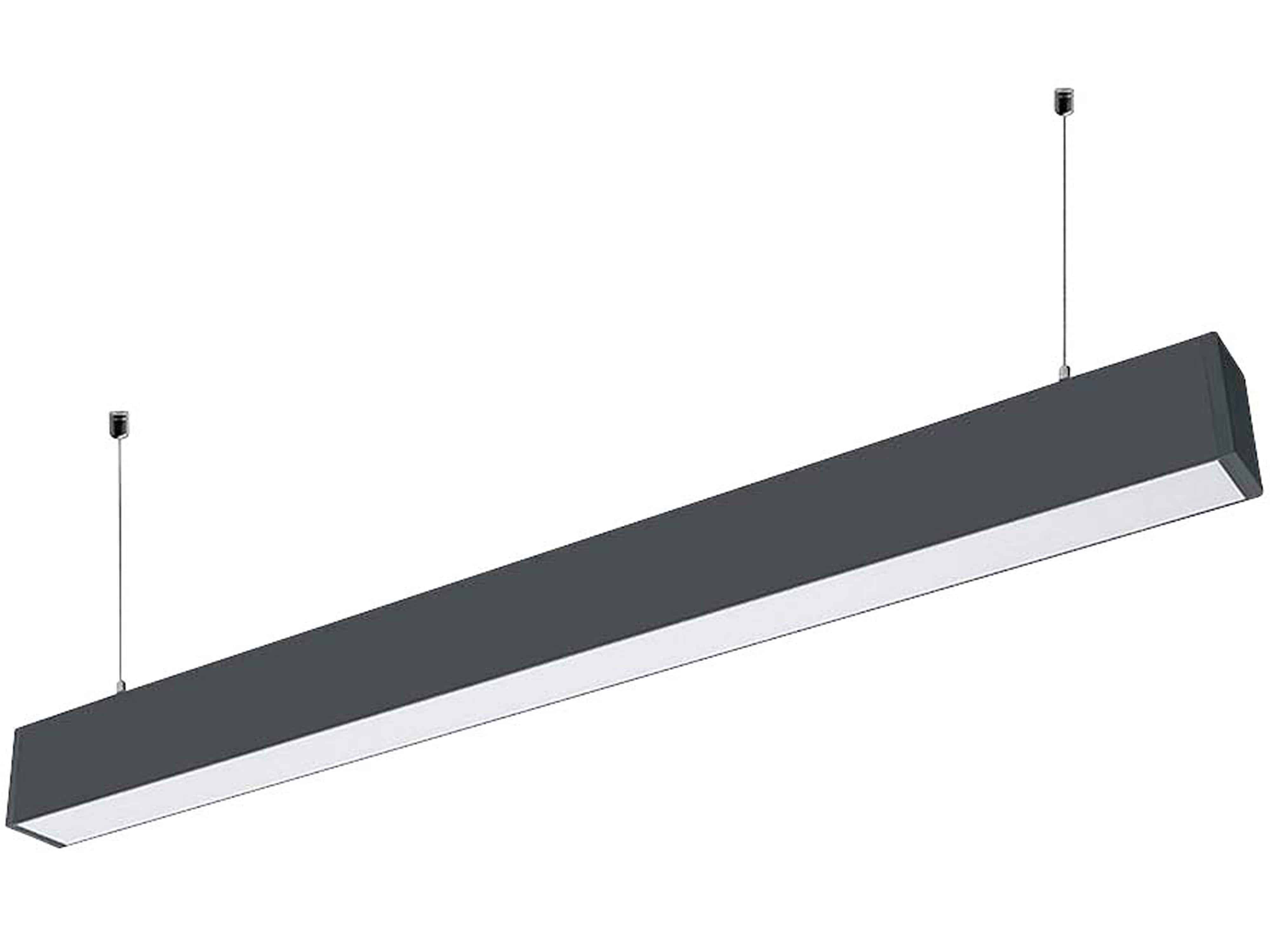 V-TAC LED-Deckenleuchte VT-7-46, EEK: F, 40 W, 3300 lm, 6400 K, schwarz