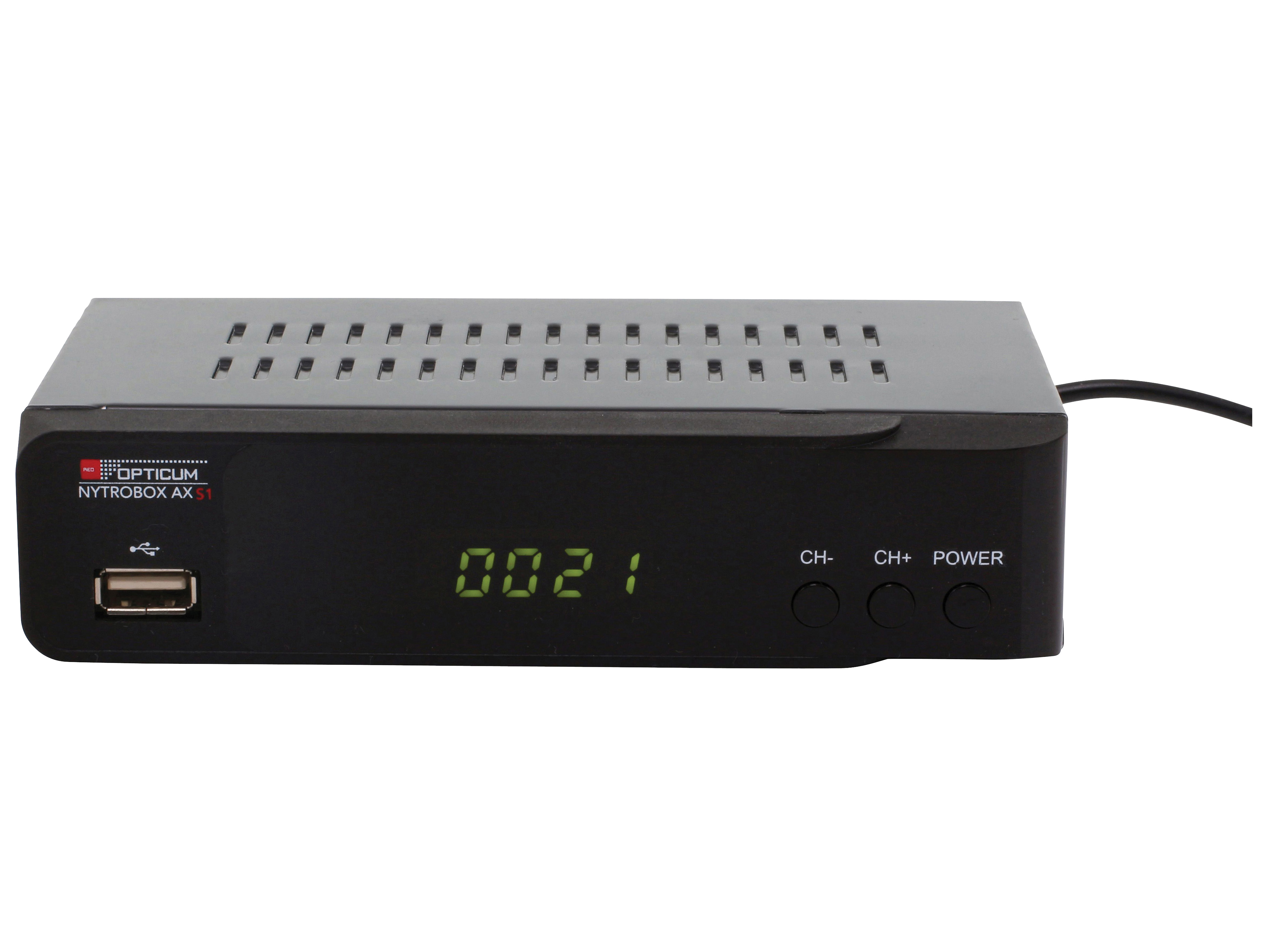 RED OPTICUM DVB-S HDTV Receiver NYTROBOX AXS1, mit PVR 