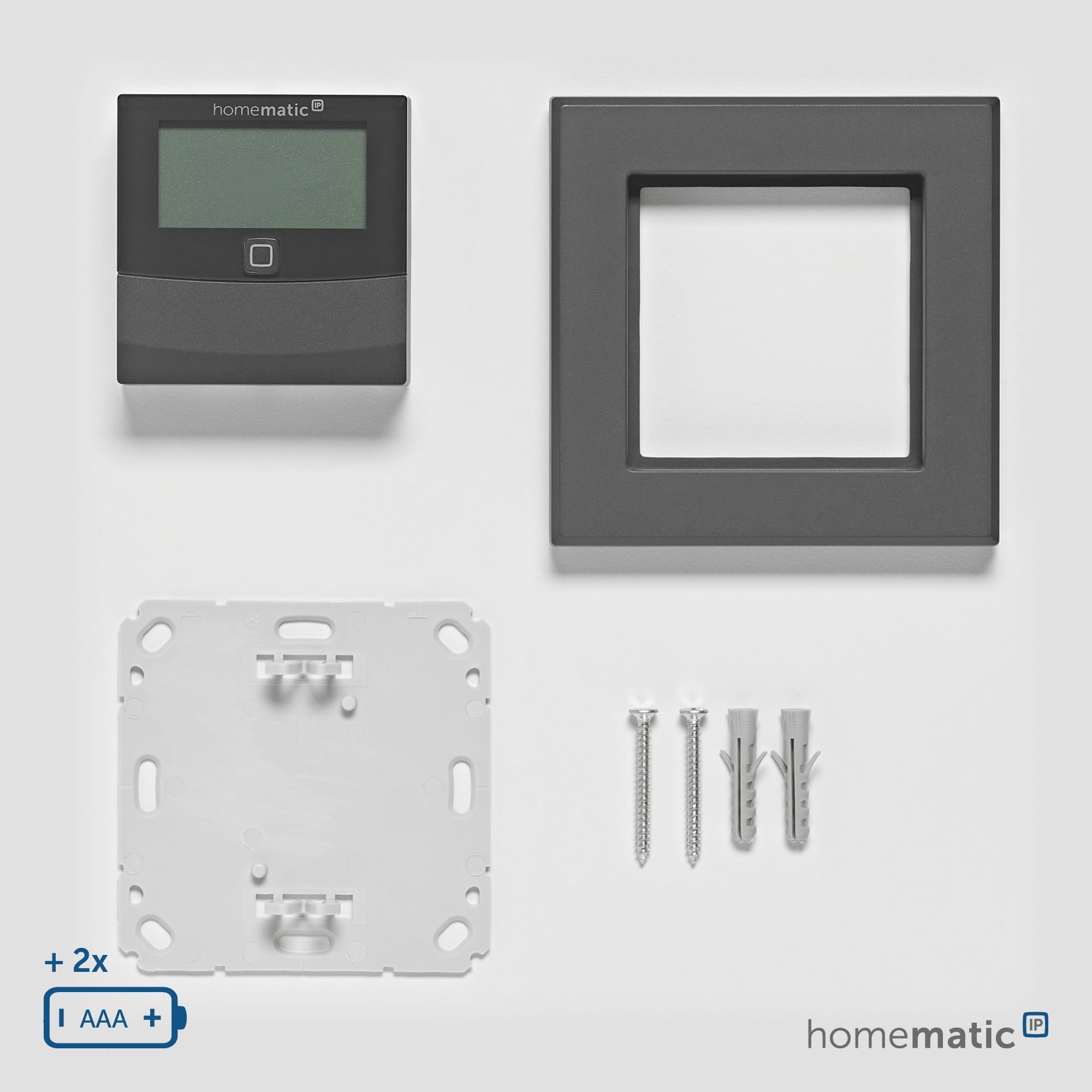 HOMEMATIC IP Temperatur und Luftfeuchtigkeitssensor mit Display-innen