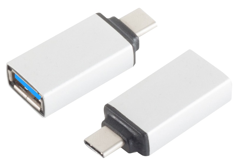 S-IMPULS USB-C Adapter USB-A Buchse 3.0 Metall