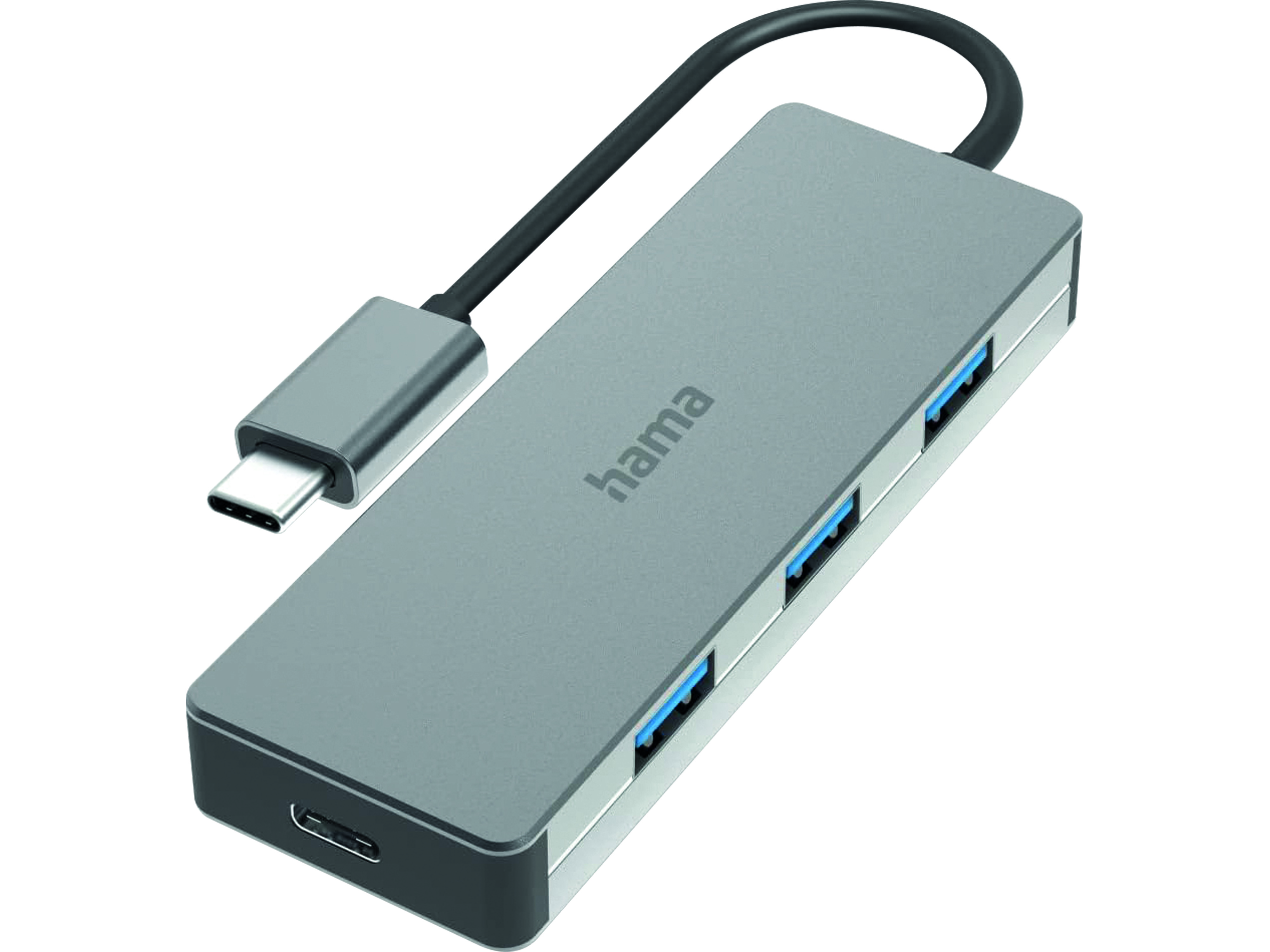 HAMA USB-C-Hub, 4-Ports, 10-Gbit/s