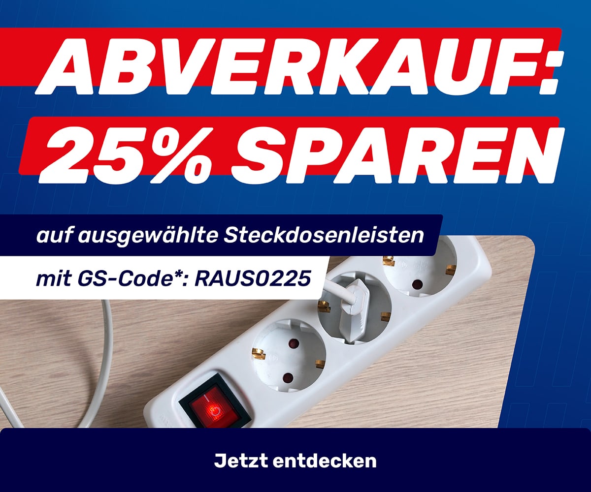 Abverkauf - 25% sparen