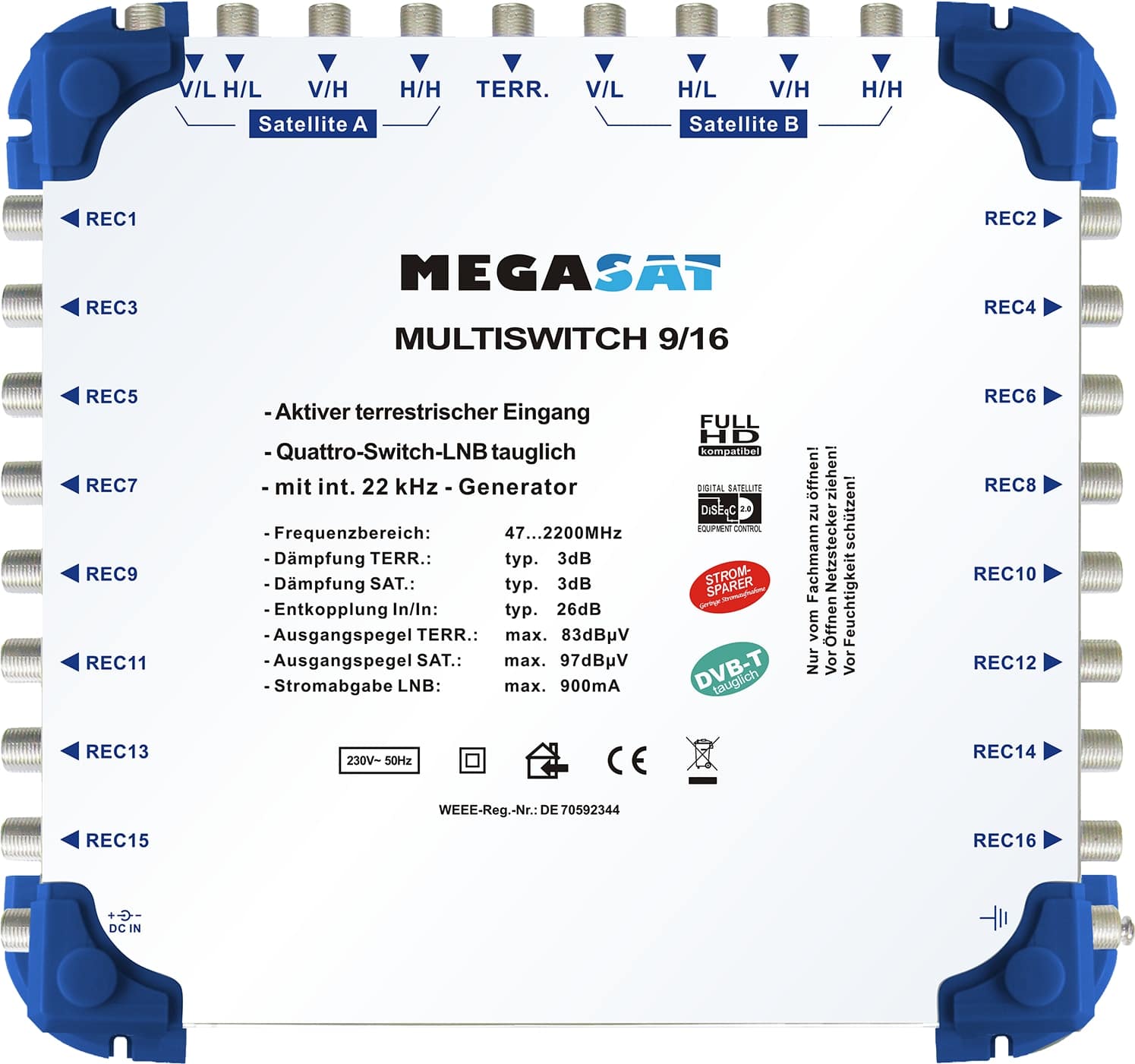 MEGASAT Multischalter 9/16 0600153