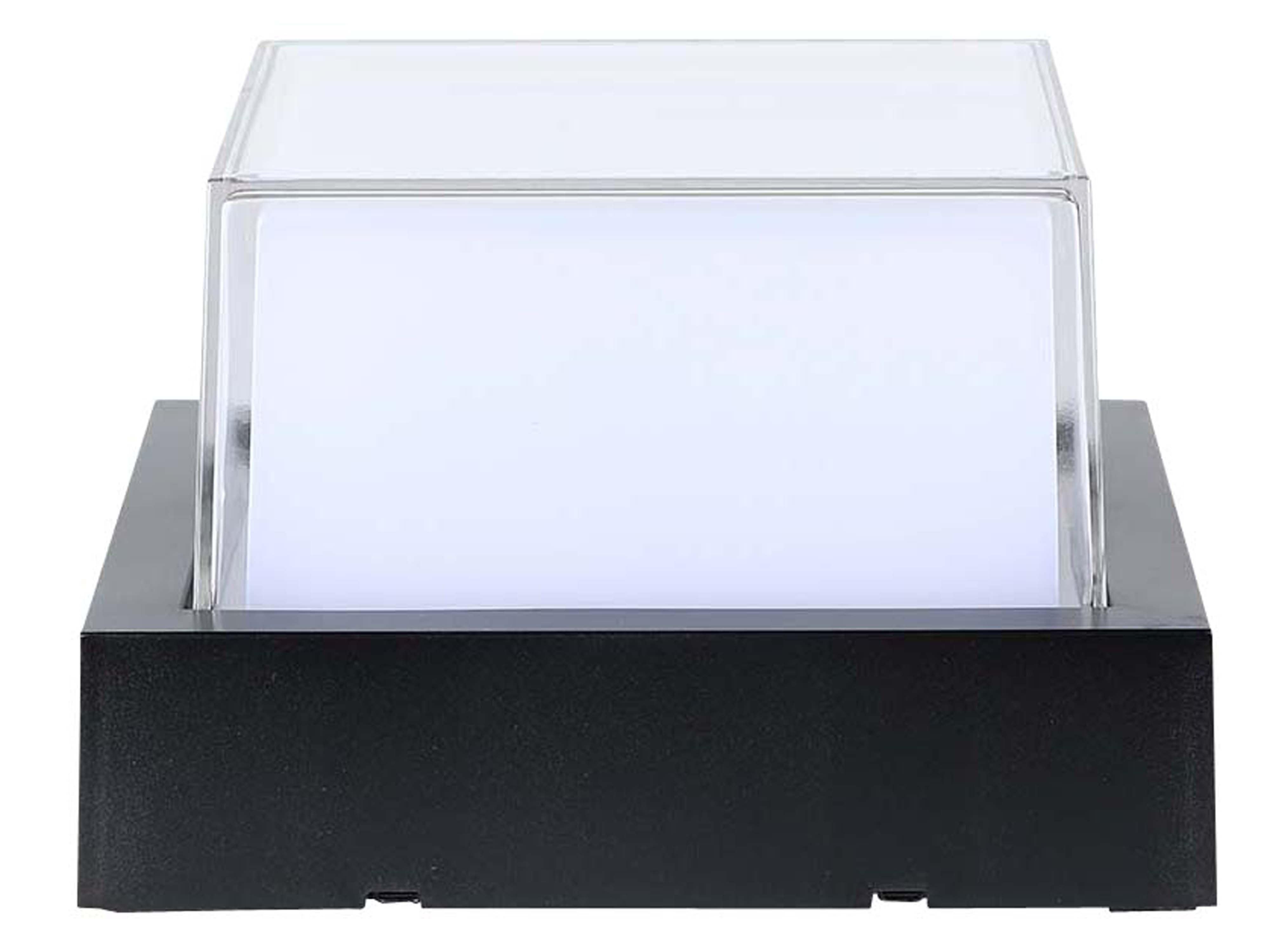 V-TAC LED-Wandleuchte VT-828, EEK: F, 12 W, 1280 lm, 4000 K, schwarz