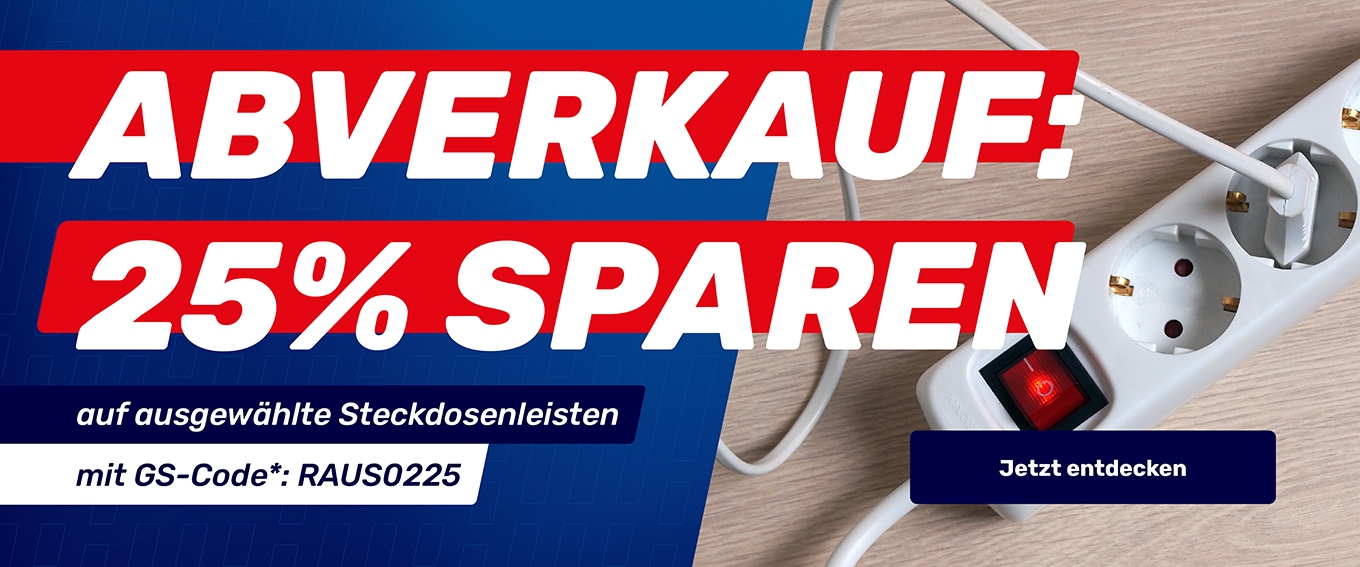 Abverkauf - 25% sparen