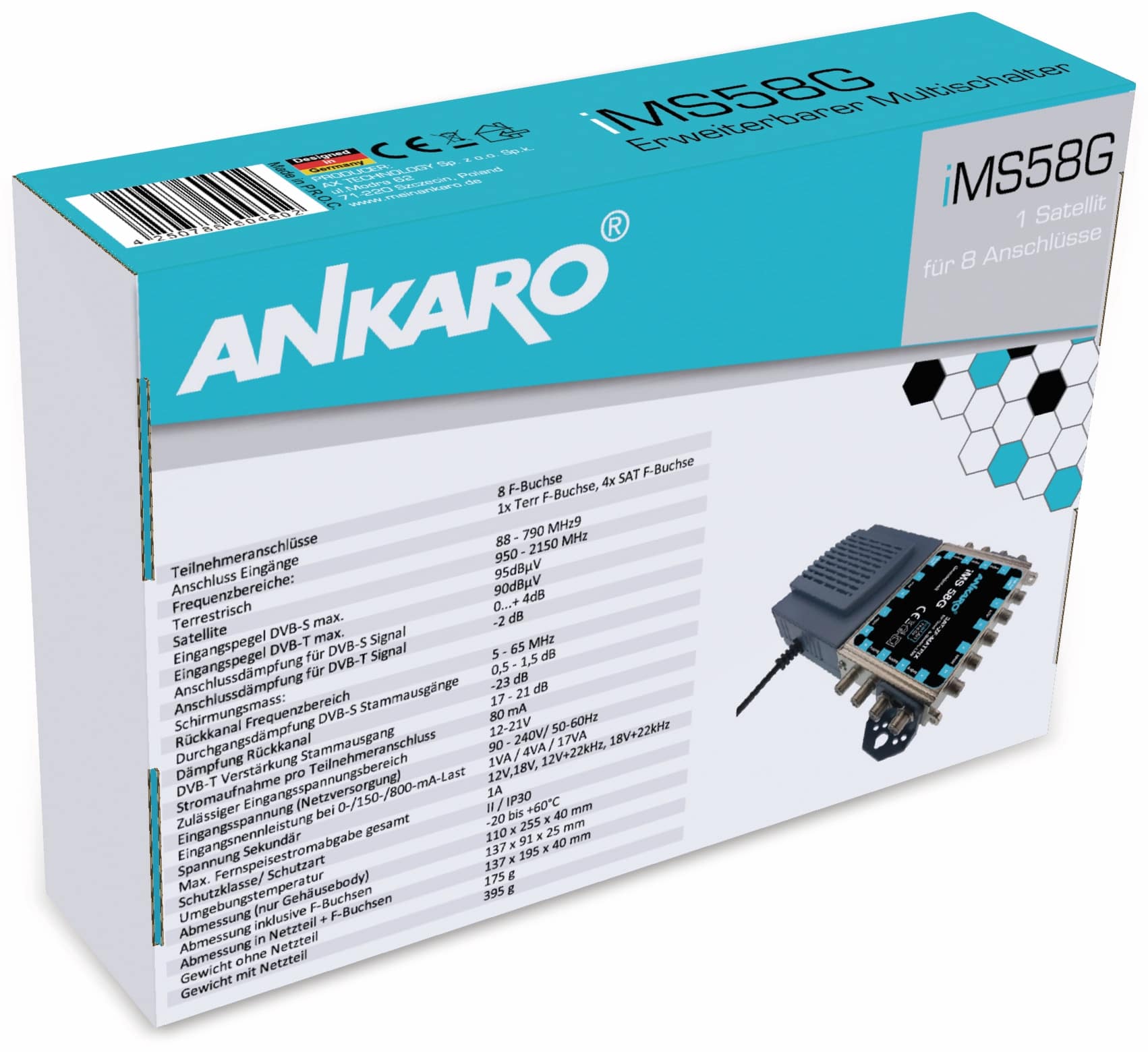ANKARO SAT-Multischalter iMS 58G