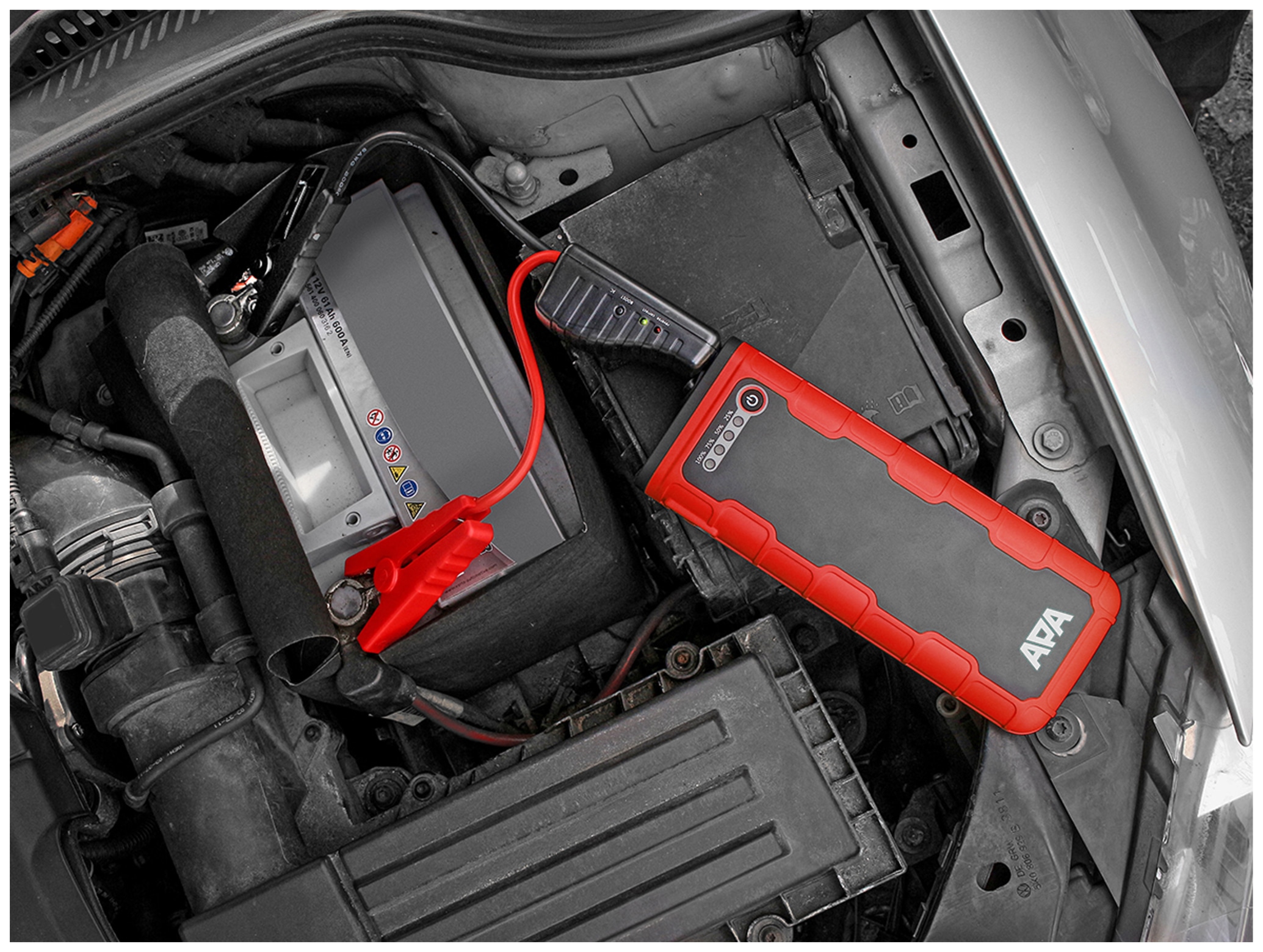 APA Jumpstarter 16477, Lithium Ionen, 12 V, 18.000 mAh