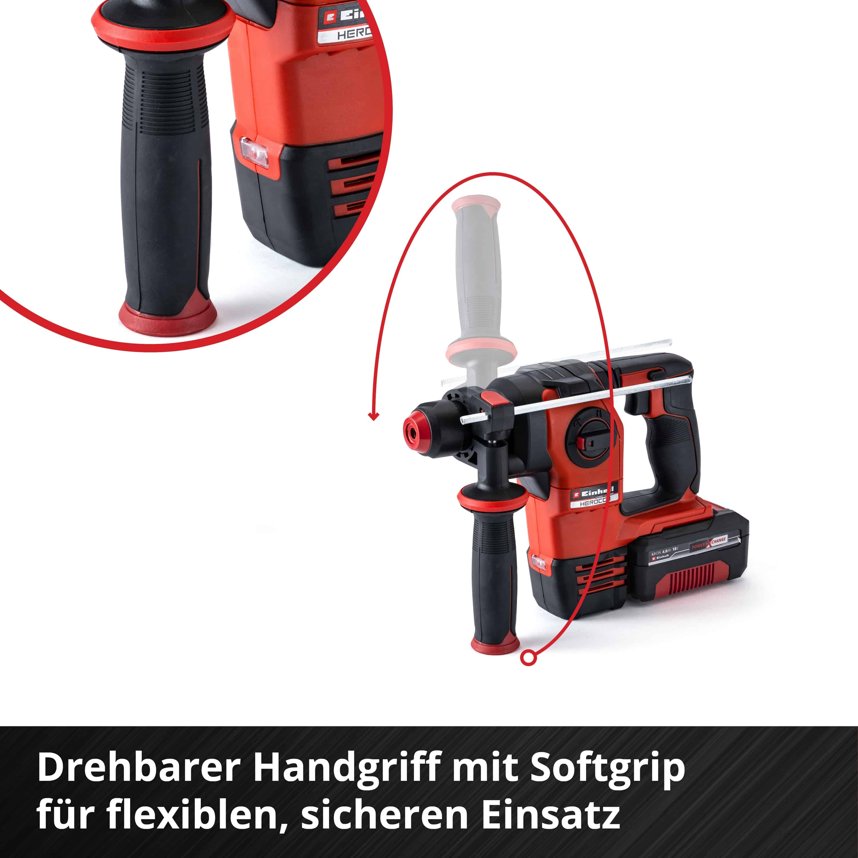 EINHELL Akku-Bohrhammer HEROCCO 4513900, Brushless, Solo