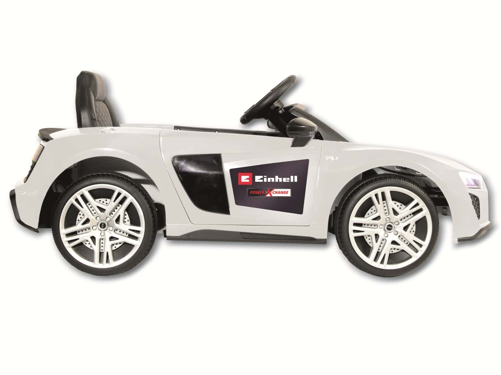 Kinder-Elektrofahrzeug Jamara Ride-on Audi R8 Spyder weiß, 18V Einhell Akku
