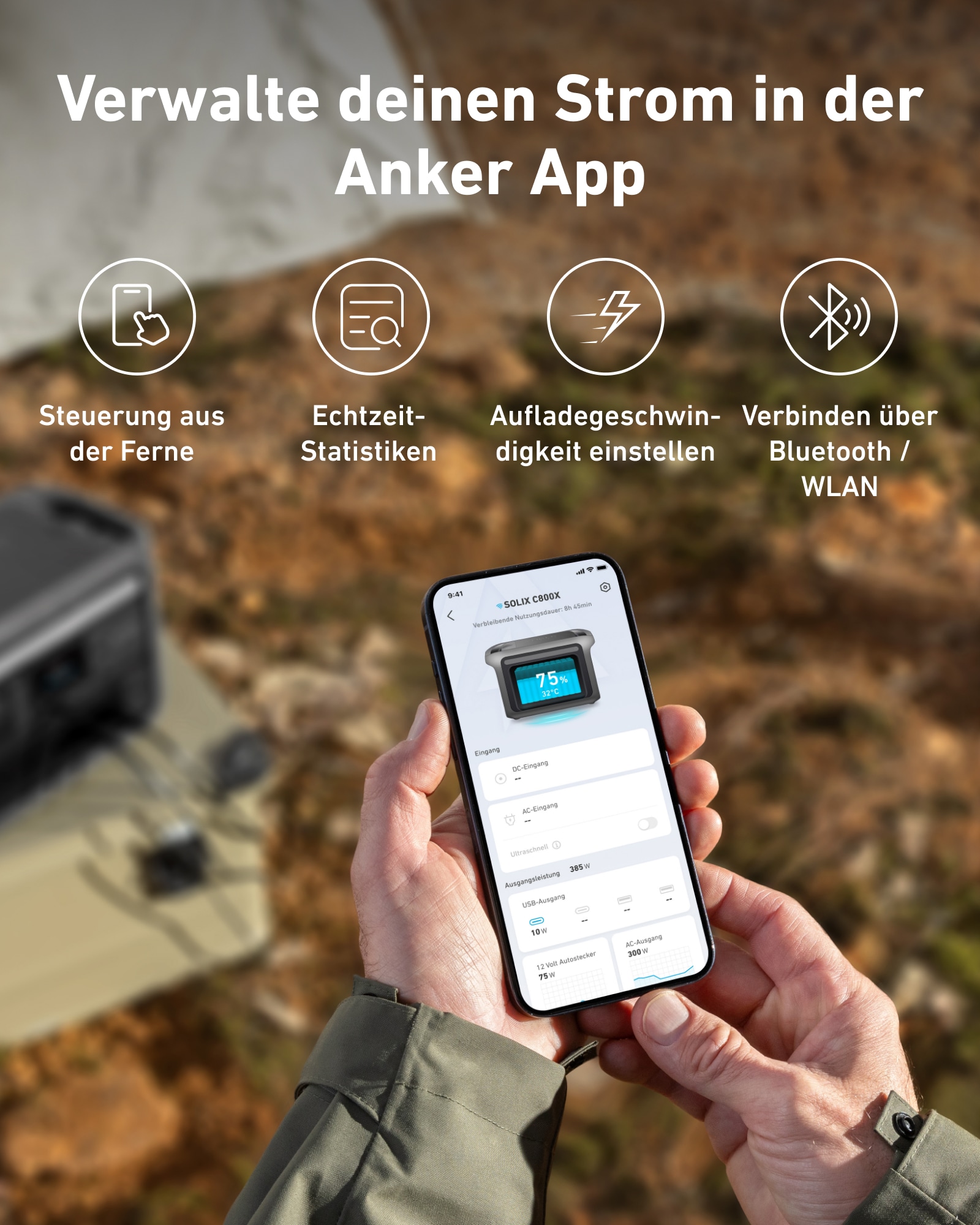 ANKER SOLIX Powerstation C800X, 768Wh