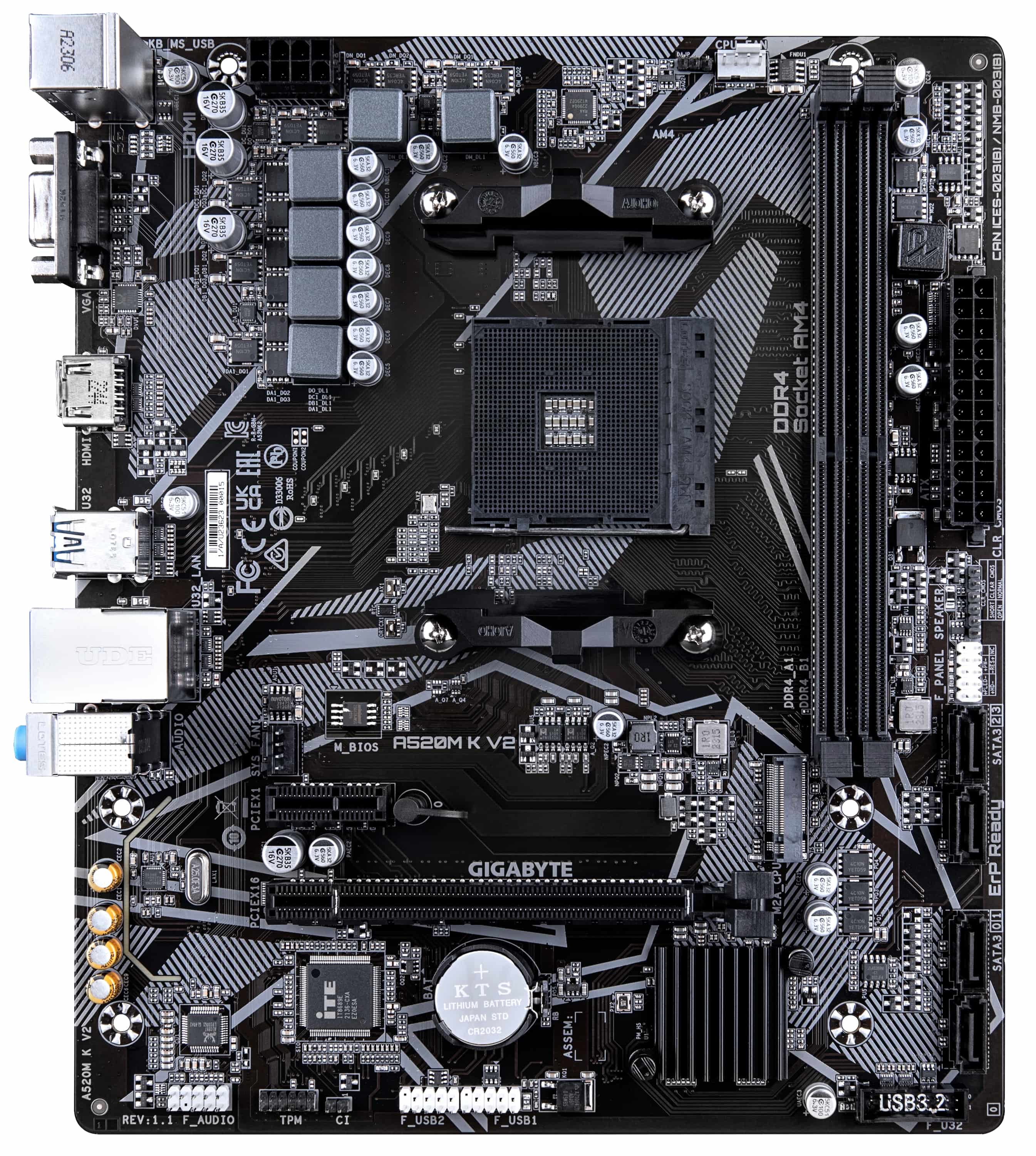 GIGABYTE Mainboard A520M K V2