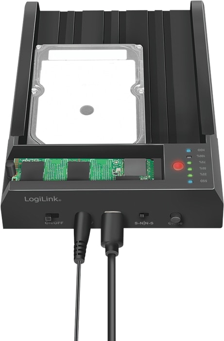 LOGILINK Festplatten-Dockingstation QP0031, USB 3.2 Gen2, Quickport