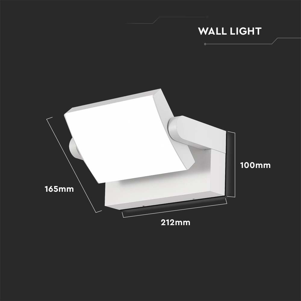 V-TAC LED-Fluter VT-11020, EEK: E, 17 W, 2520 lm, 4000 K, weiß