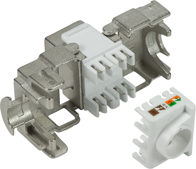 LOGILINK CAT.6A Keystone Buchse NK4001 STP 22-24 AWG, 17,2mm breit