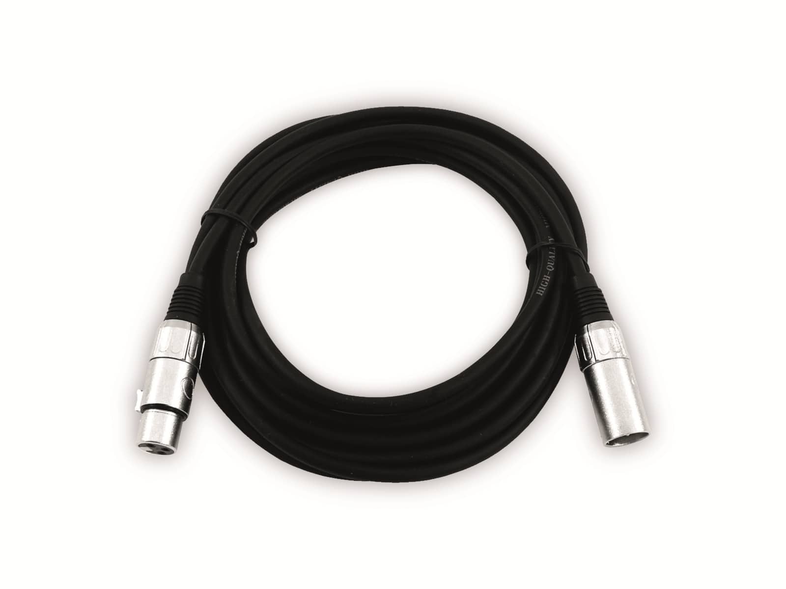 OMNITRONIC XLR-Kabel 3-polig, 3 m, schwarz