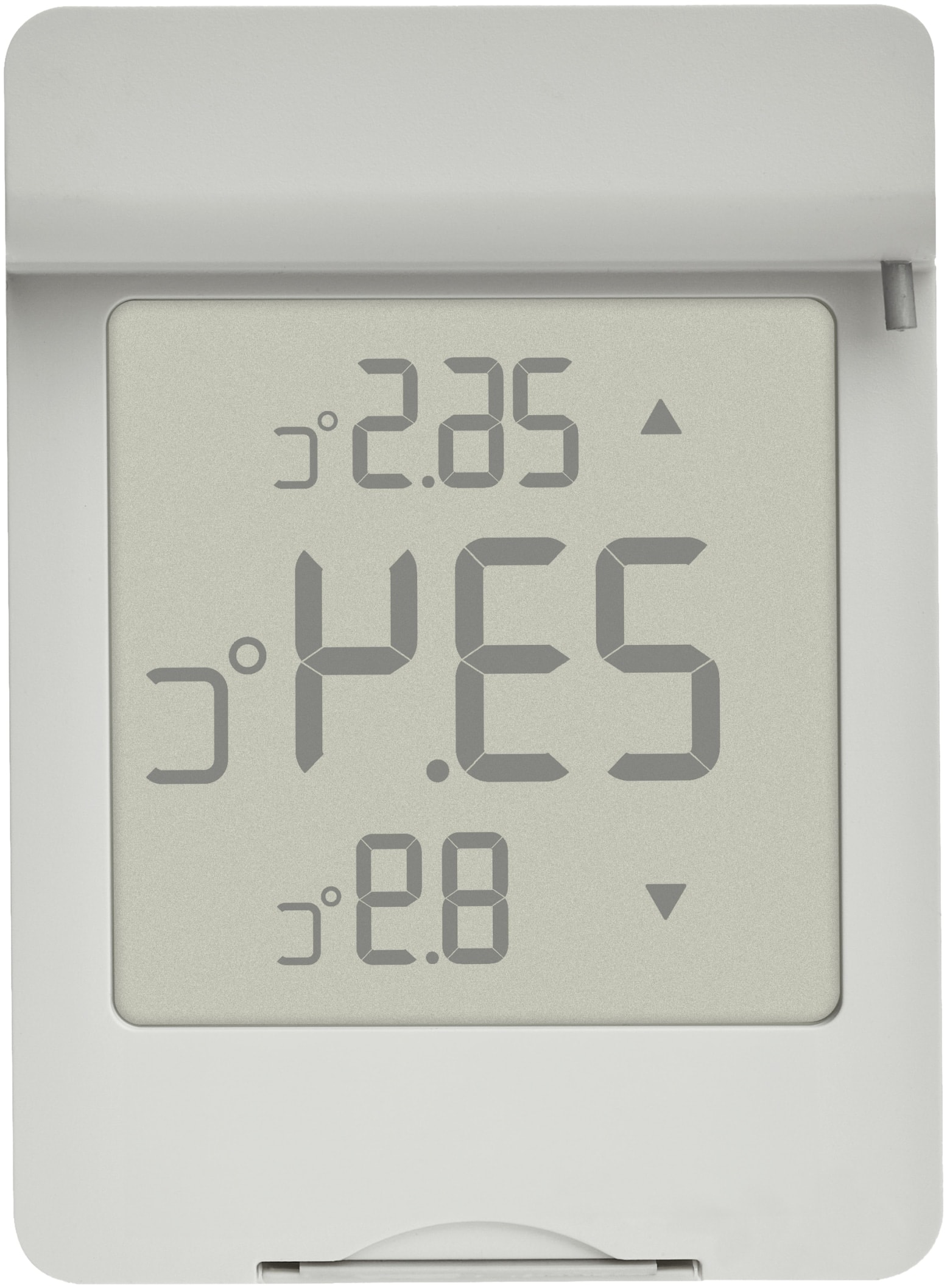 TFA Digitales-Fensterthermometer Windoo, 30.1067.15, grau