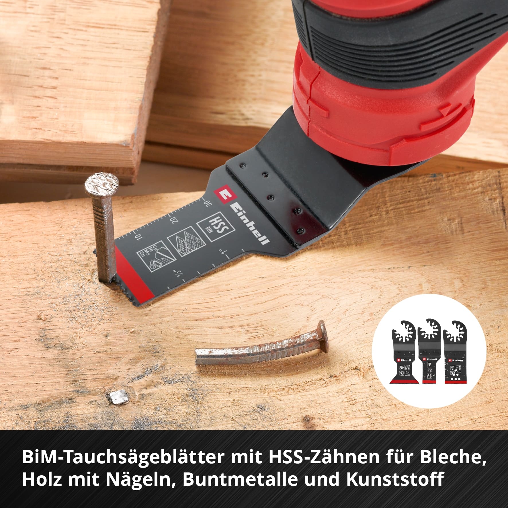 EINHELL Multitool-Set, 708170, XXL-Case, 70-teilig