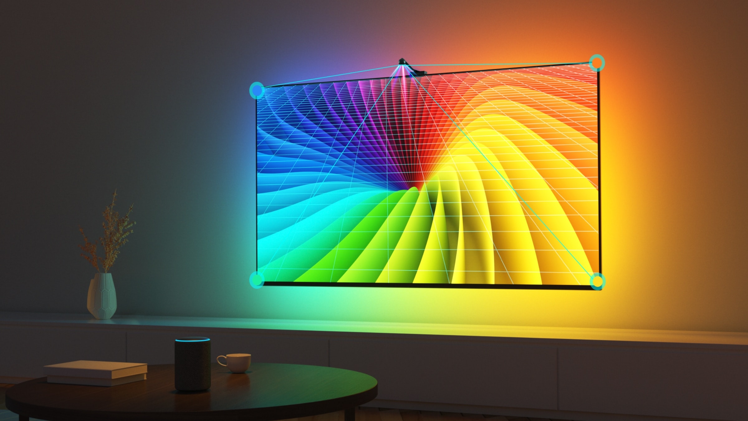 GOVEE LED-Strip Dreamview TV Strip, RGB, EEK: G, App, Mikrofon, Kamera, 3,5 m